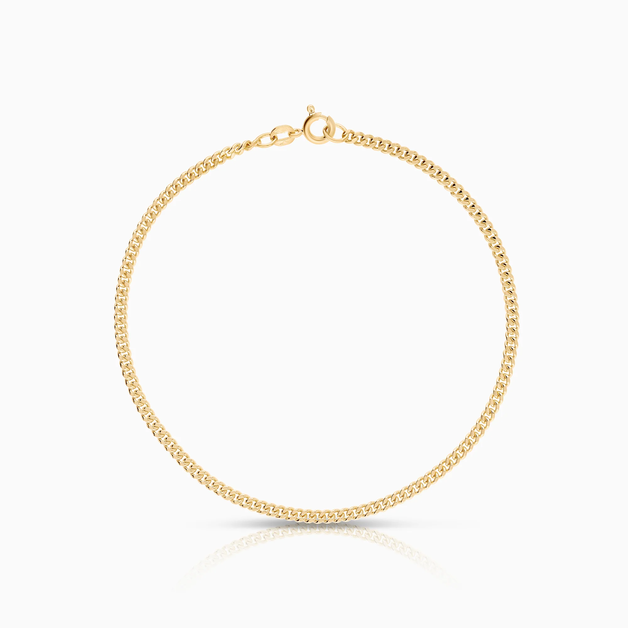 Curb bracelet 5.13g 18K gold