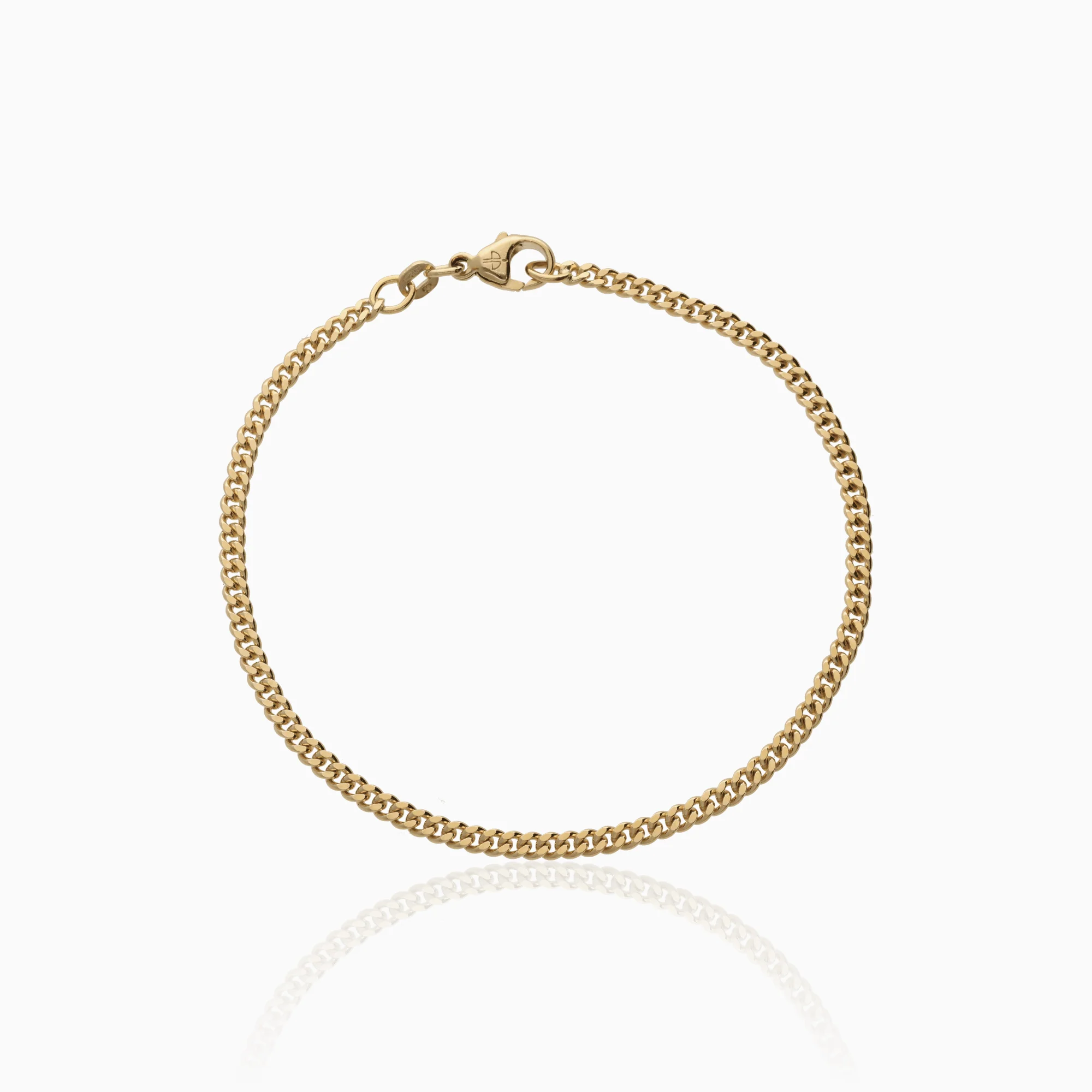 Curb bracelet 6.72g 18K gold