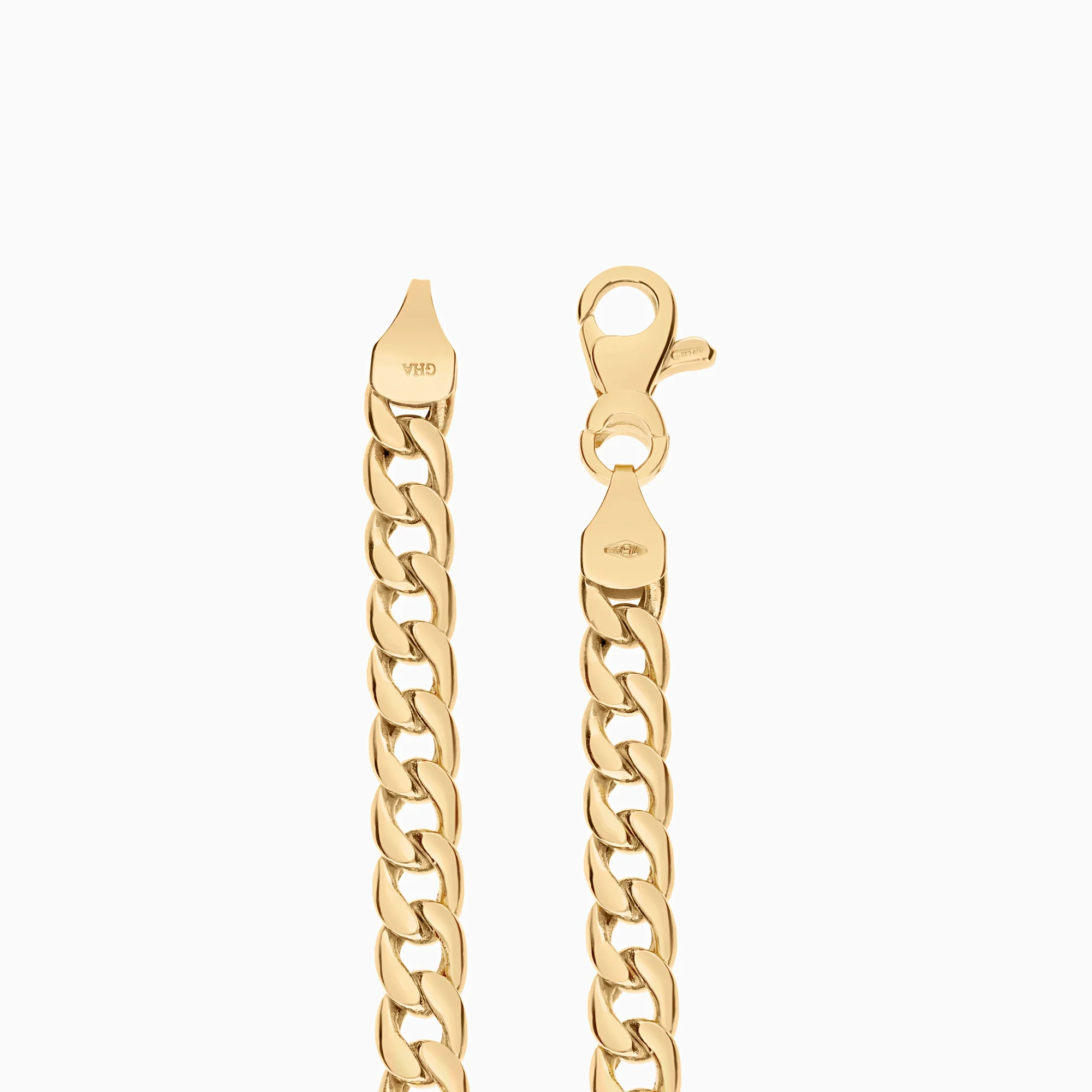 Curb bracelet 7.65g 18K gold - Image 2