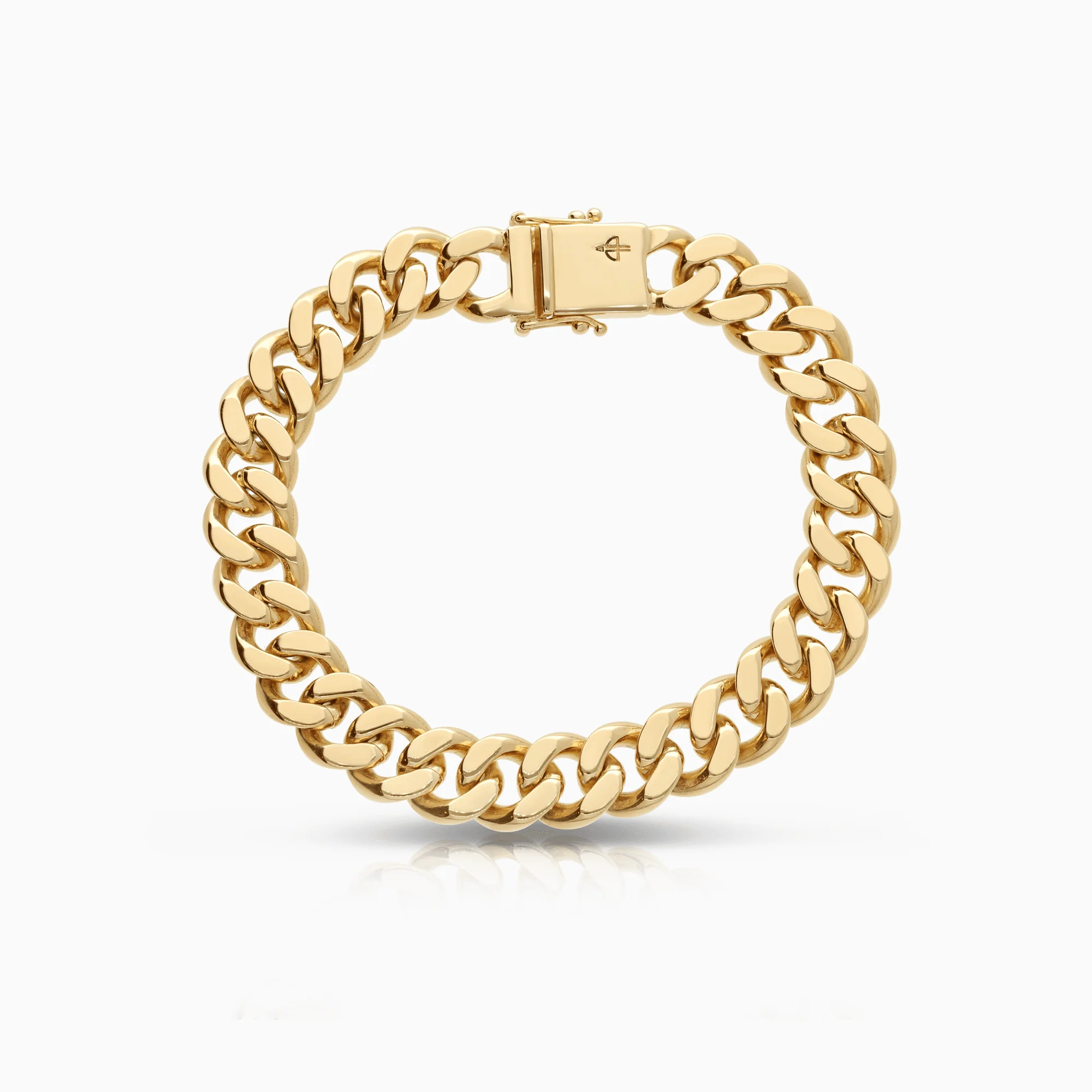 Curb bracelet 75.24g 18K gold
