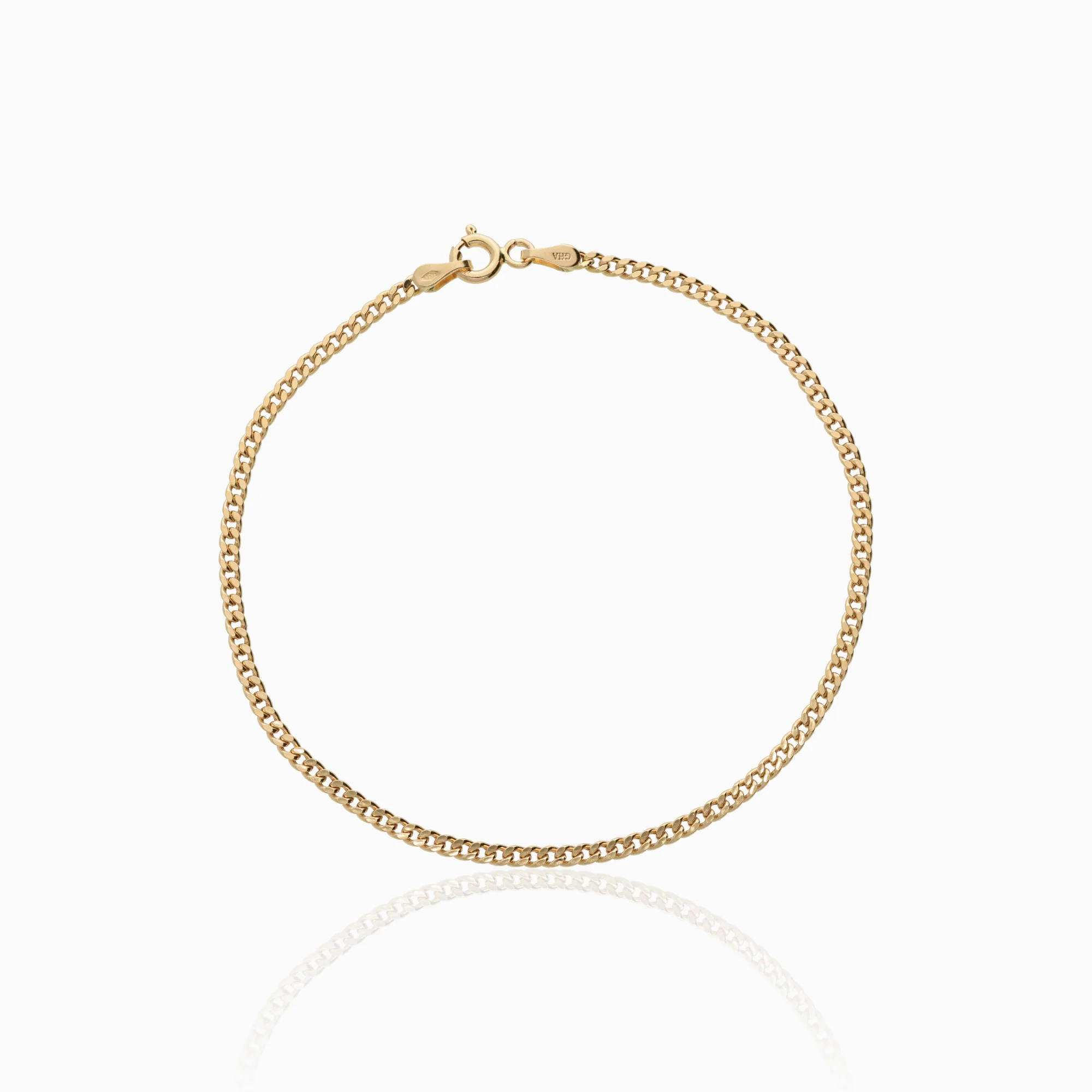 Curb bracelet 1.55g 18K gold