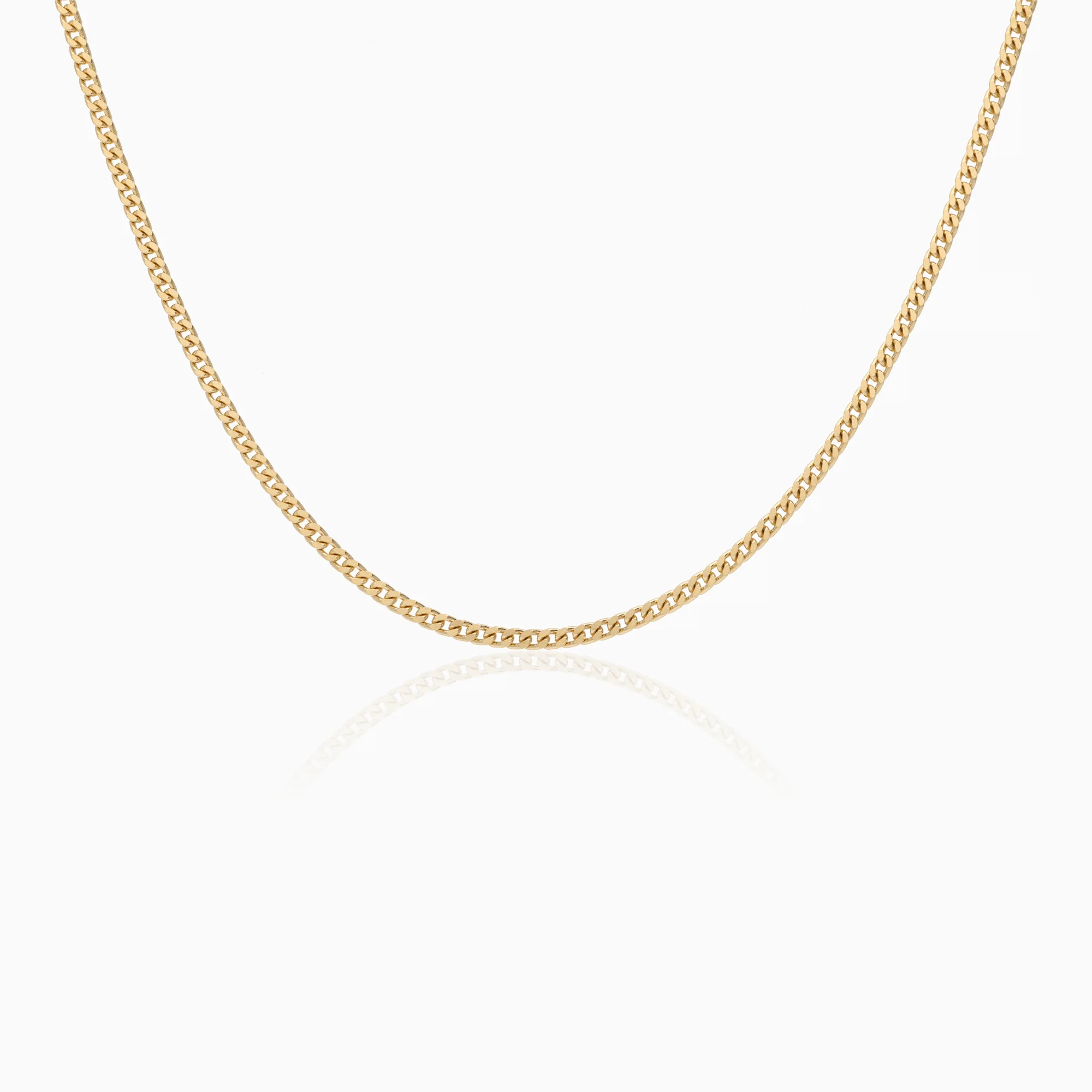 Curb Necklace 10.8g 18K Gold