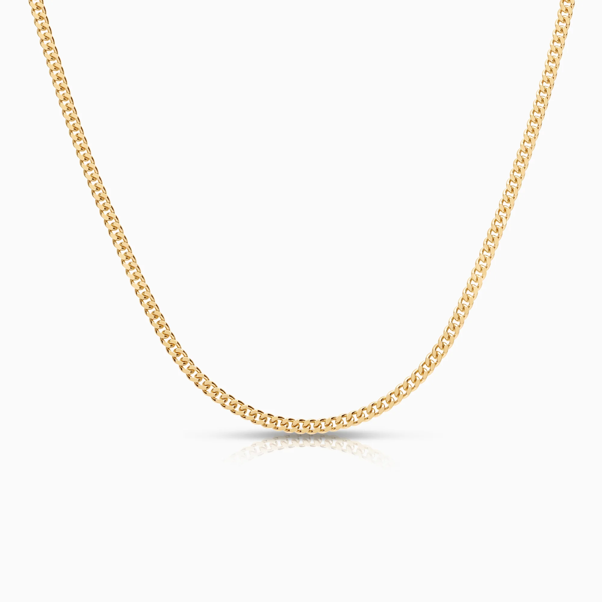 Curb necklace 11.34g 18K gold