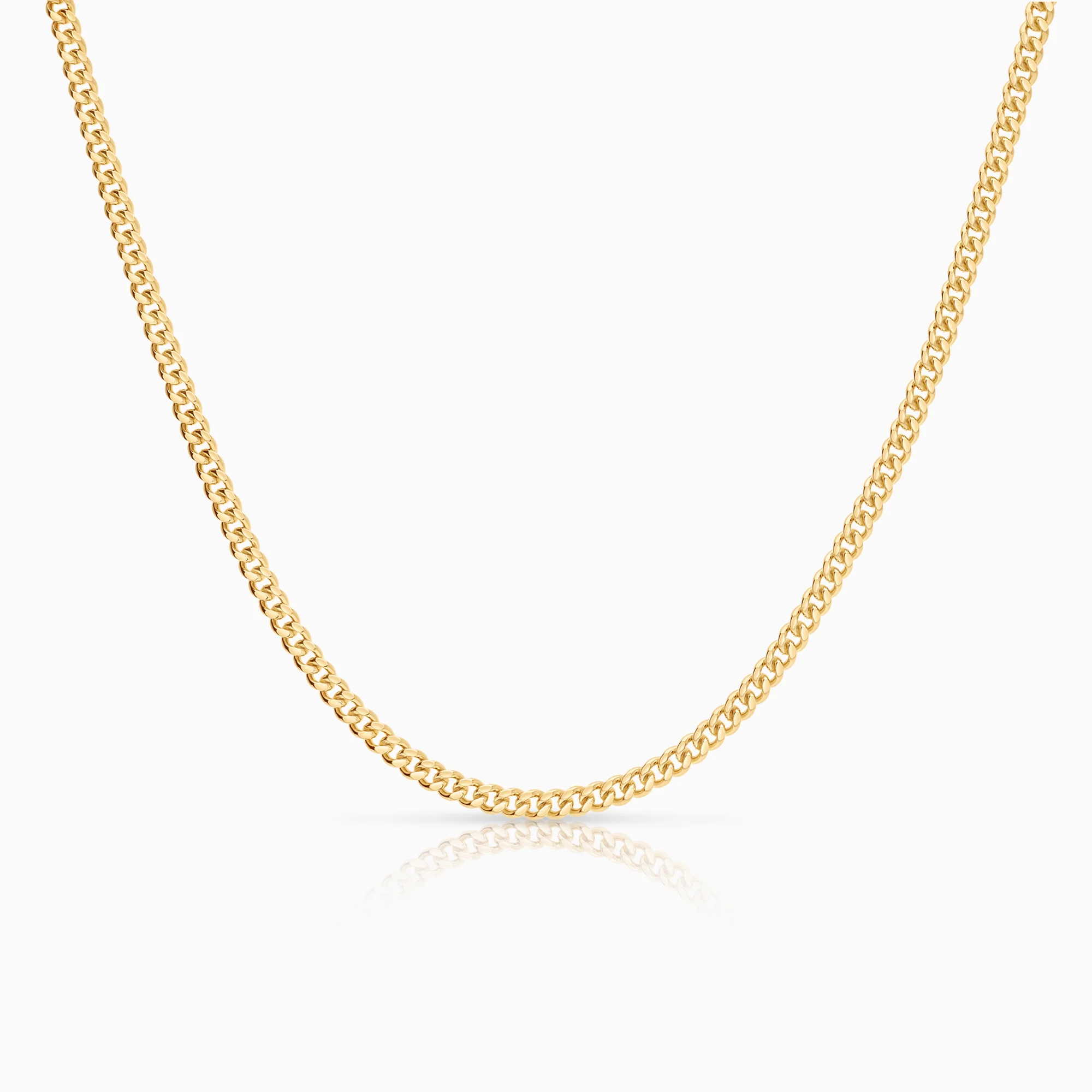 Curb necklace 11.92g 18K gold