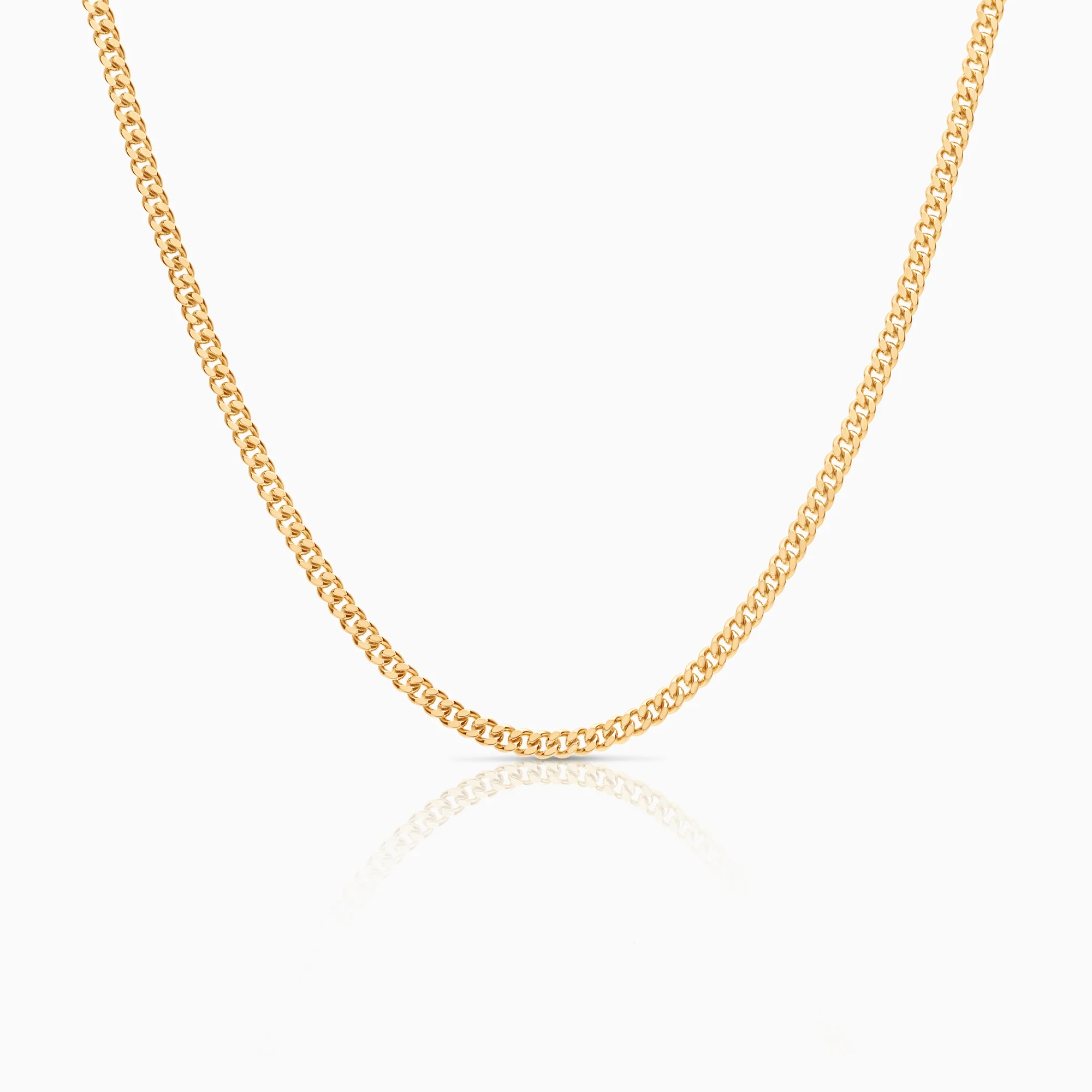Curb necklace 12.62g 18K gold