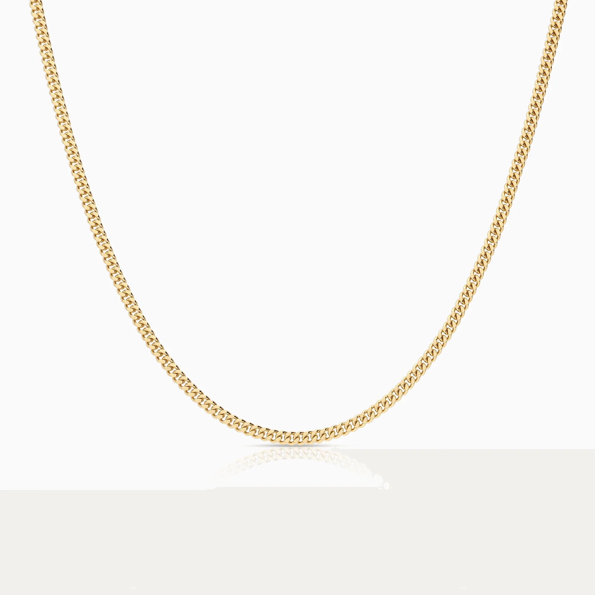 Curb necklace 12.30g 18K gold