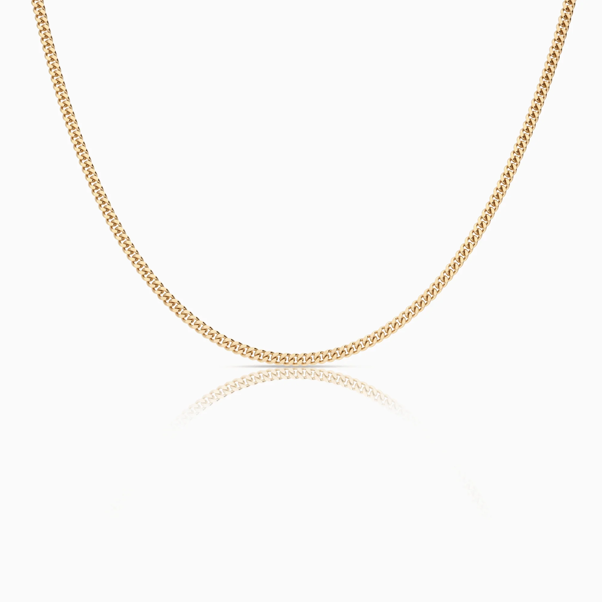 Curb necklace 12.88g 18K gold