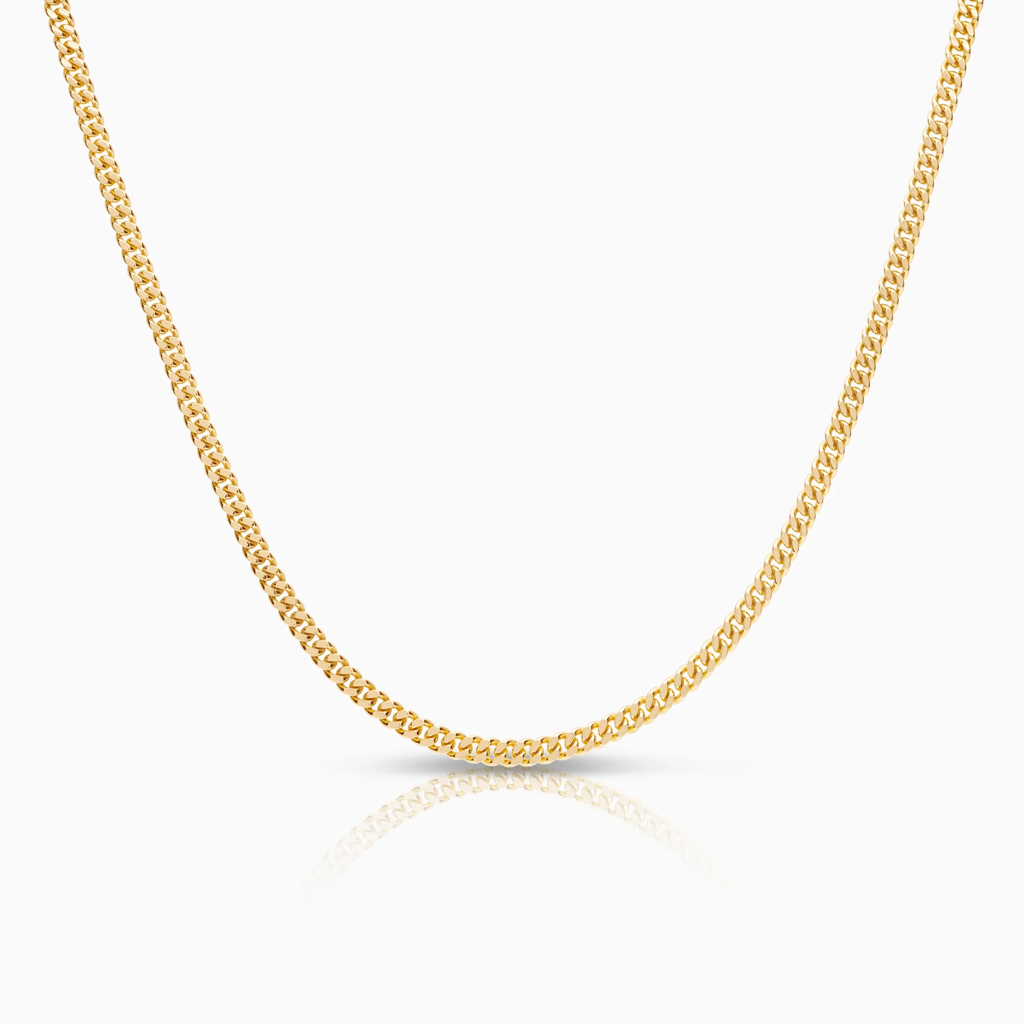 Curb necklace 13.53g 18K gold