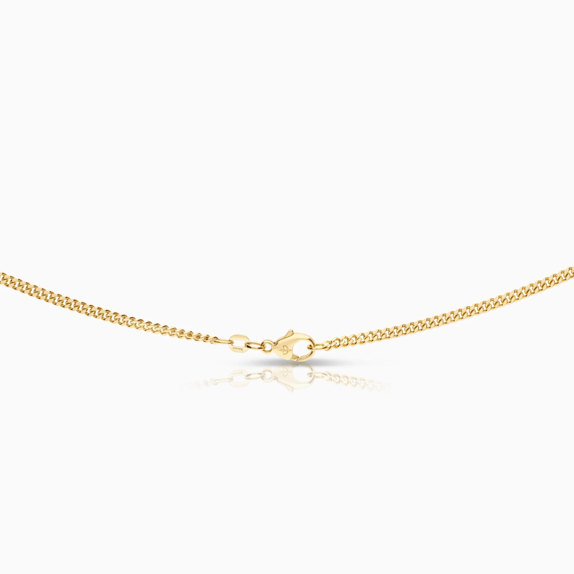 Curb necklace 13.53g 18K gold - Image 2
