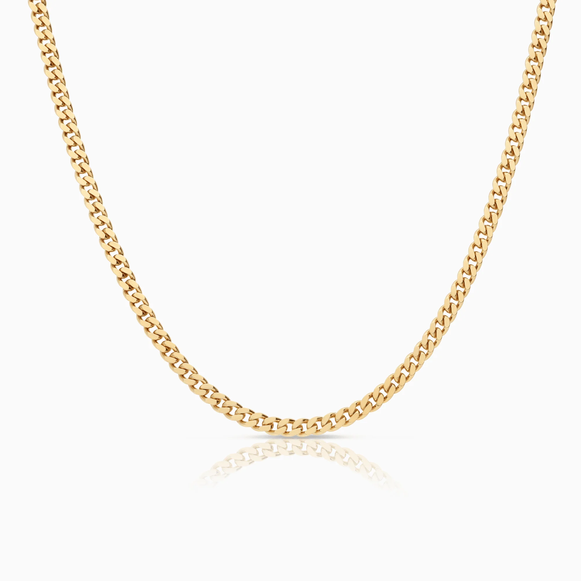 Curb necklace 17.65g 14K gold