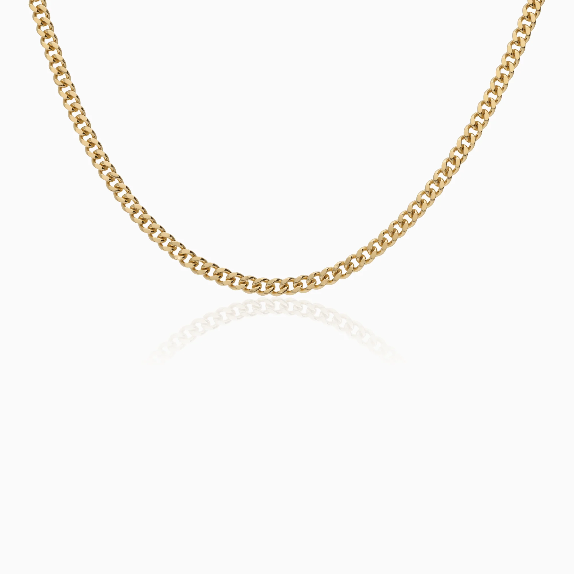 Curb necklace 22.28g 18K gold