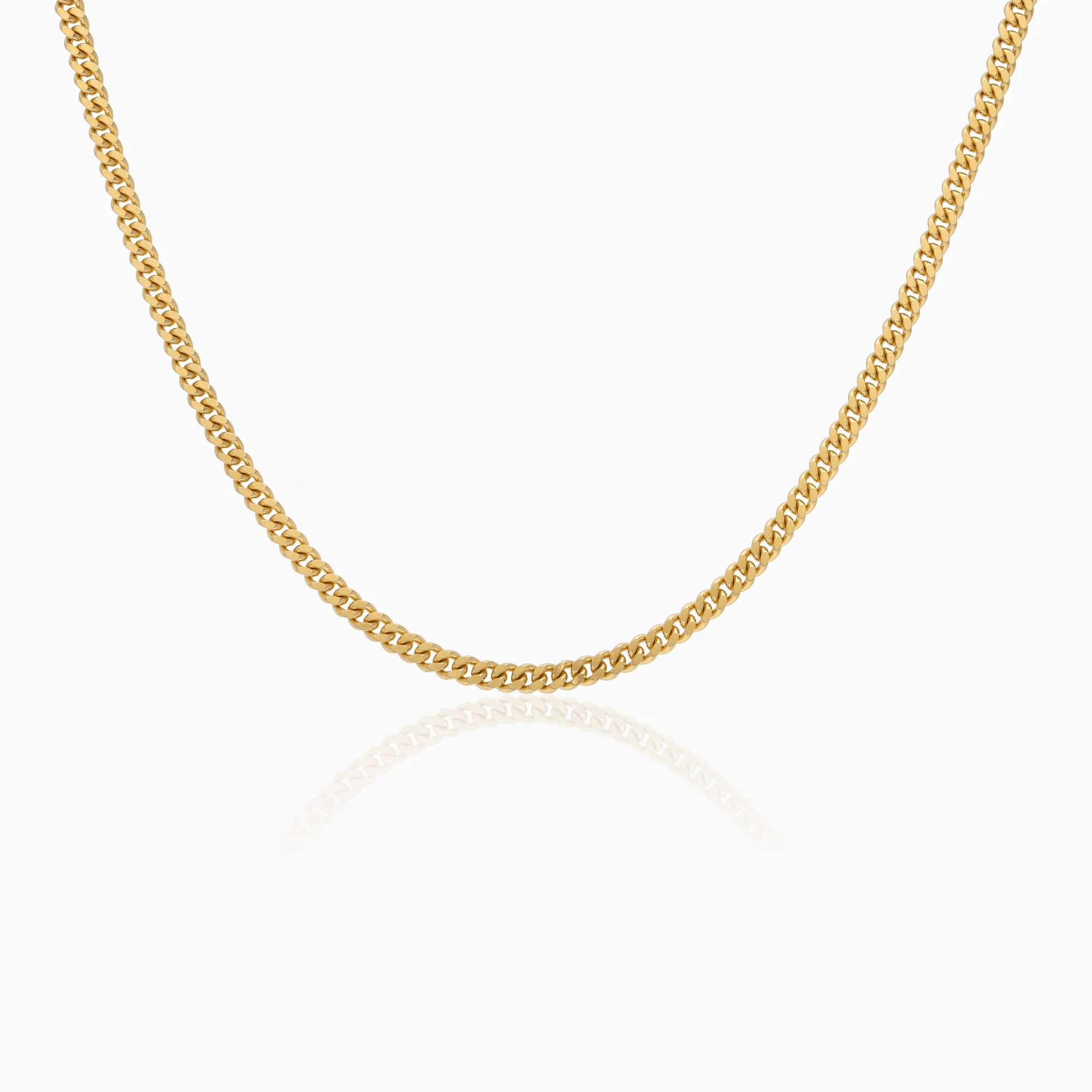 Curb necklace 22.35g 18K gold