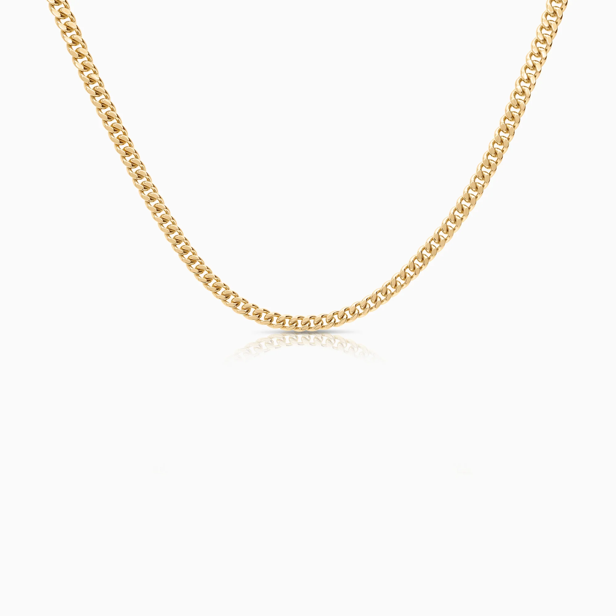 Curb necklace 23.76g 18K gold