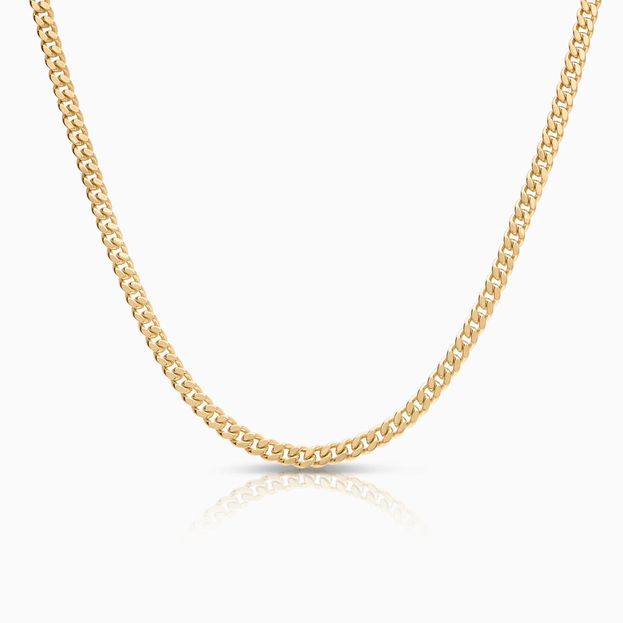 Curb necklace 24.62g 18K gold