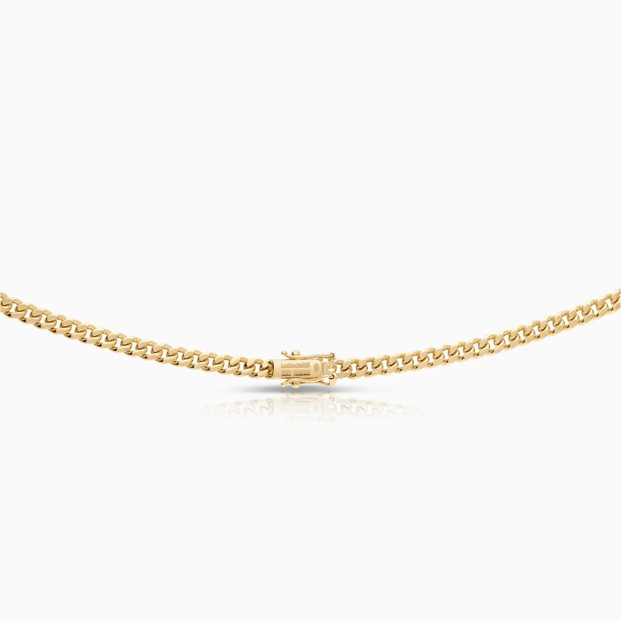 Curb necklace 24.62g 18K gold - Image 2