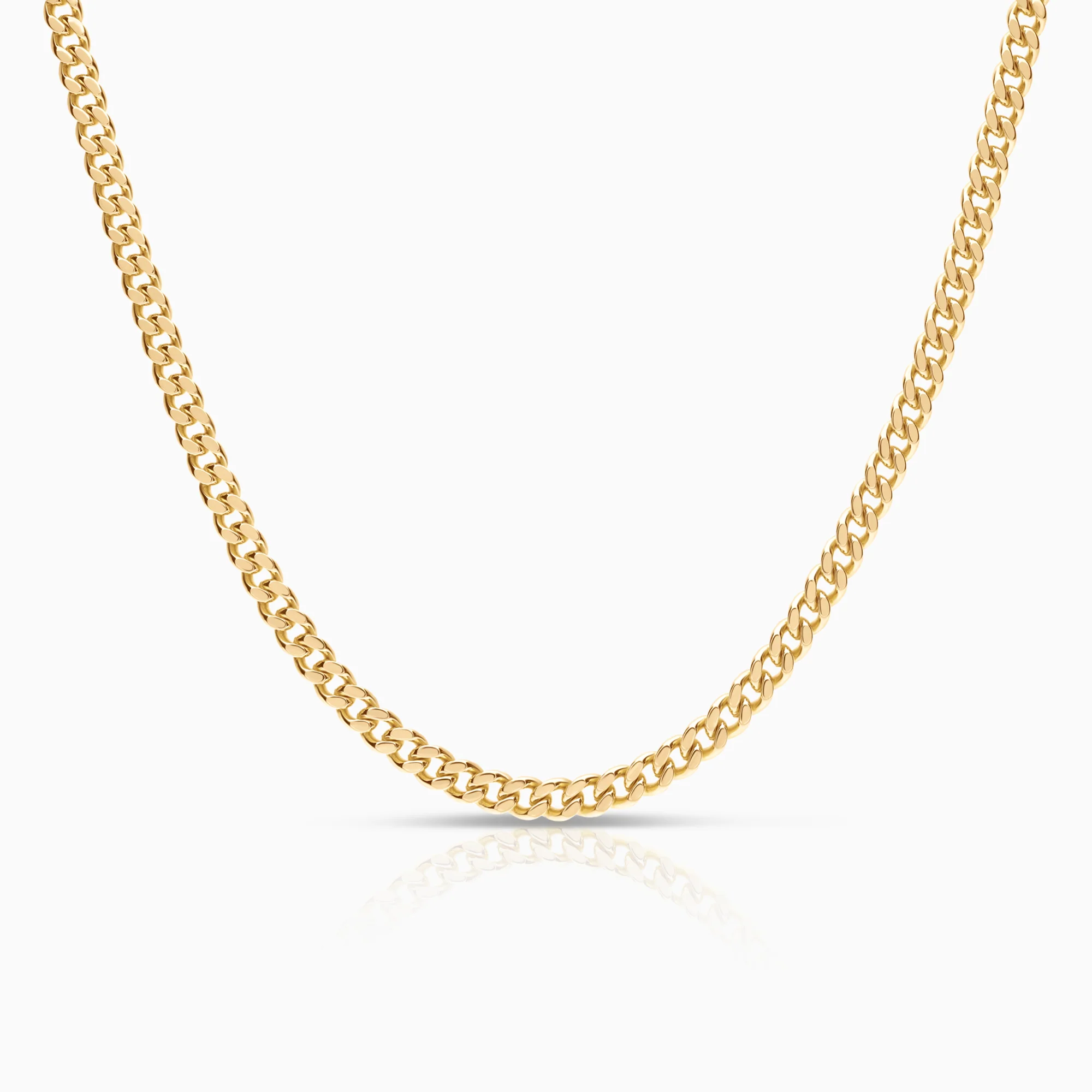 Curb necklace 27.37g 18K gold