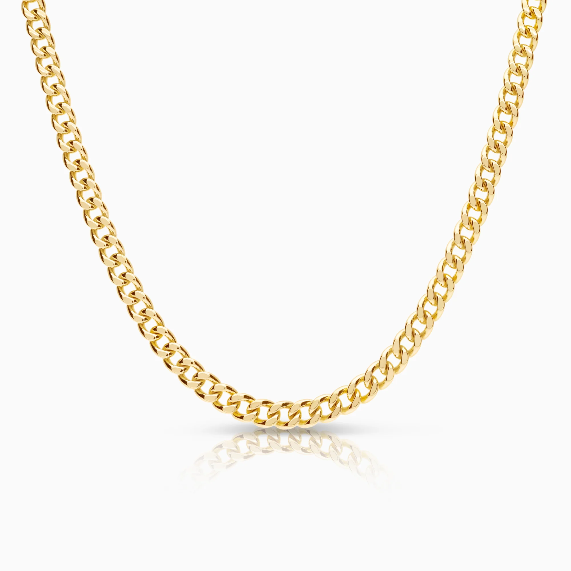 Curb necklace 38.54g 18K gold