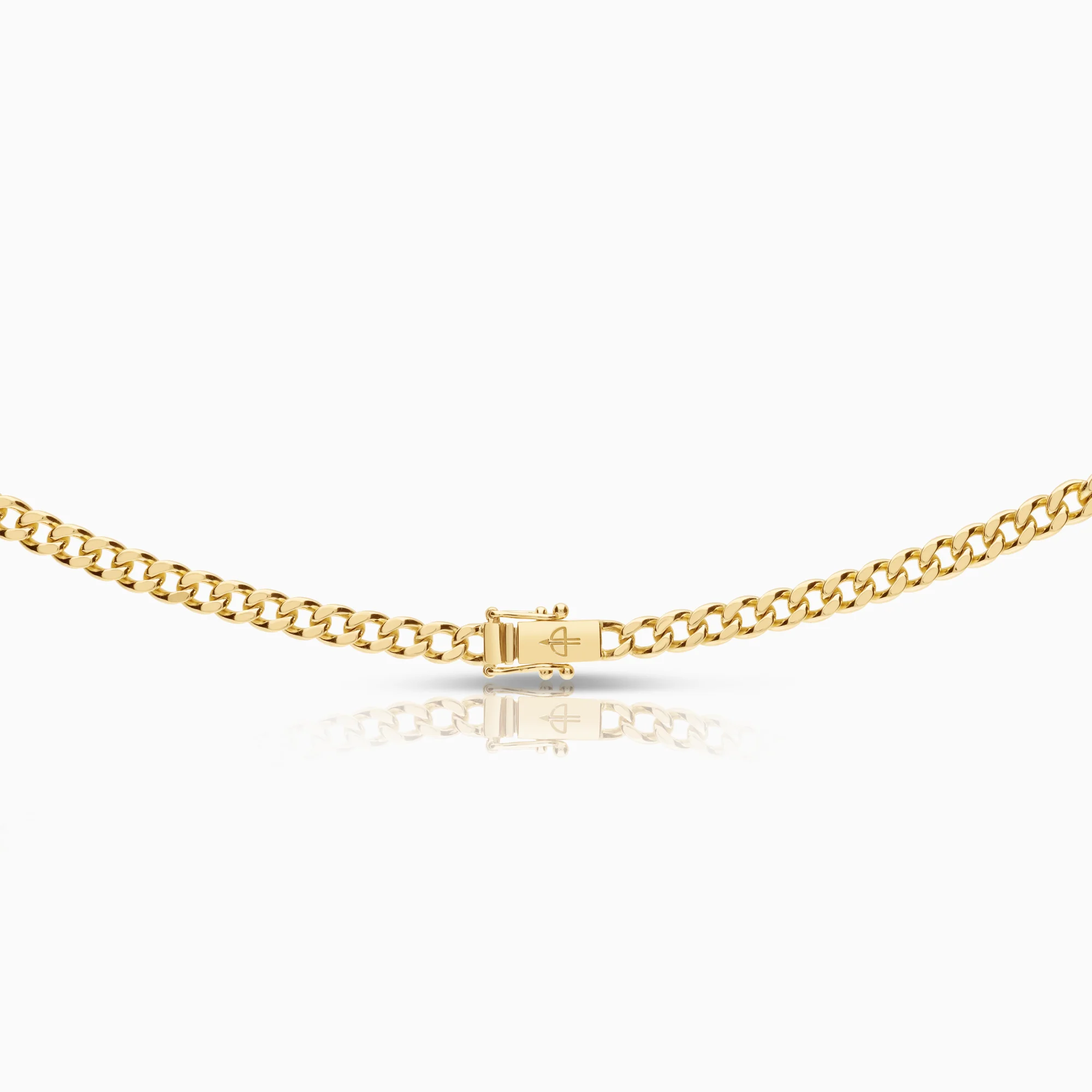 Curb necklace 38.54g 18K gold - Image 3