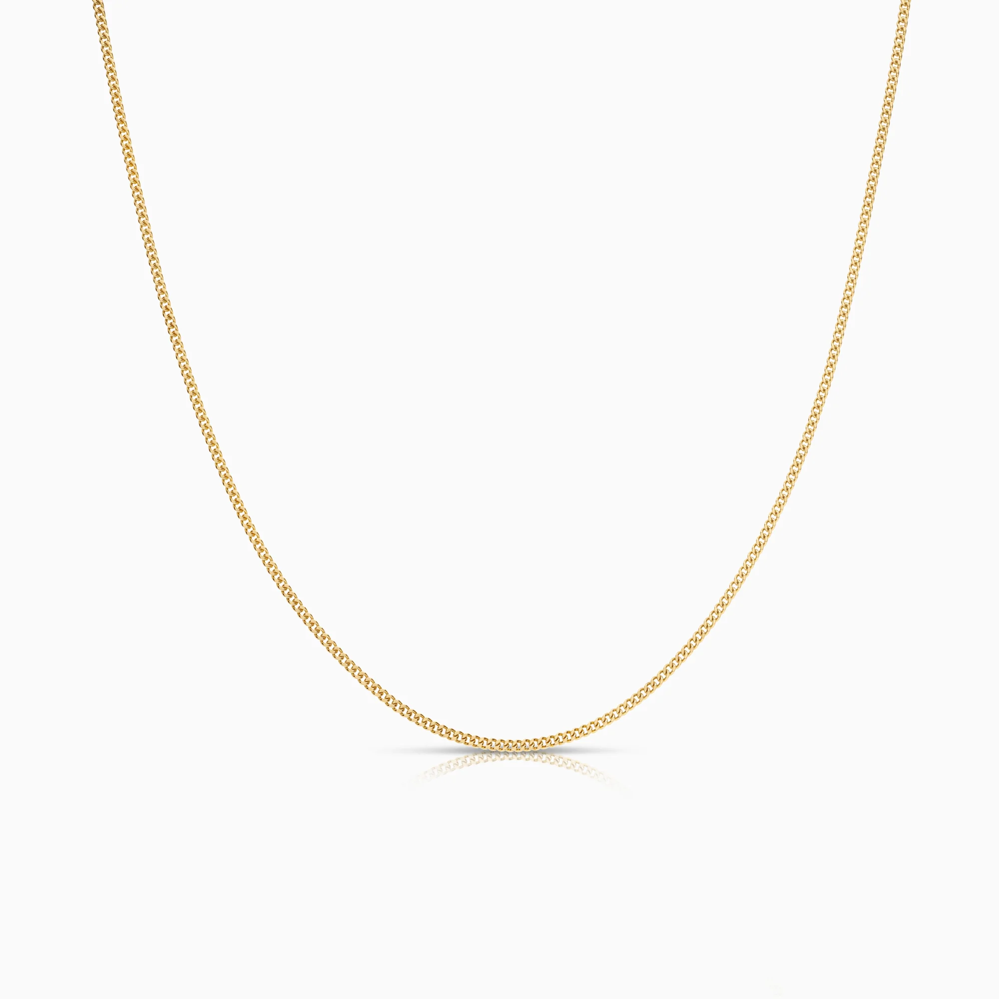 Curb necklace 4.04g 18K gold