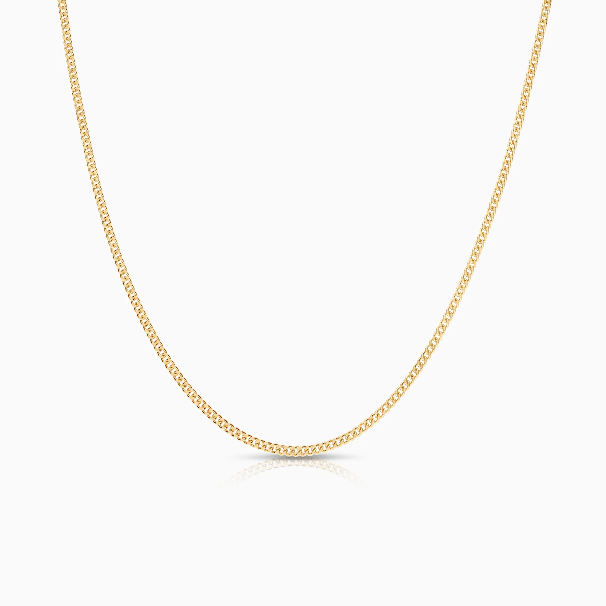 Curb necklace 4.78g 18K gold