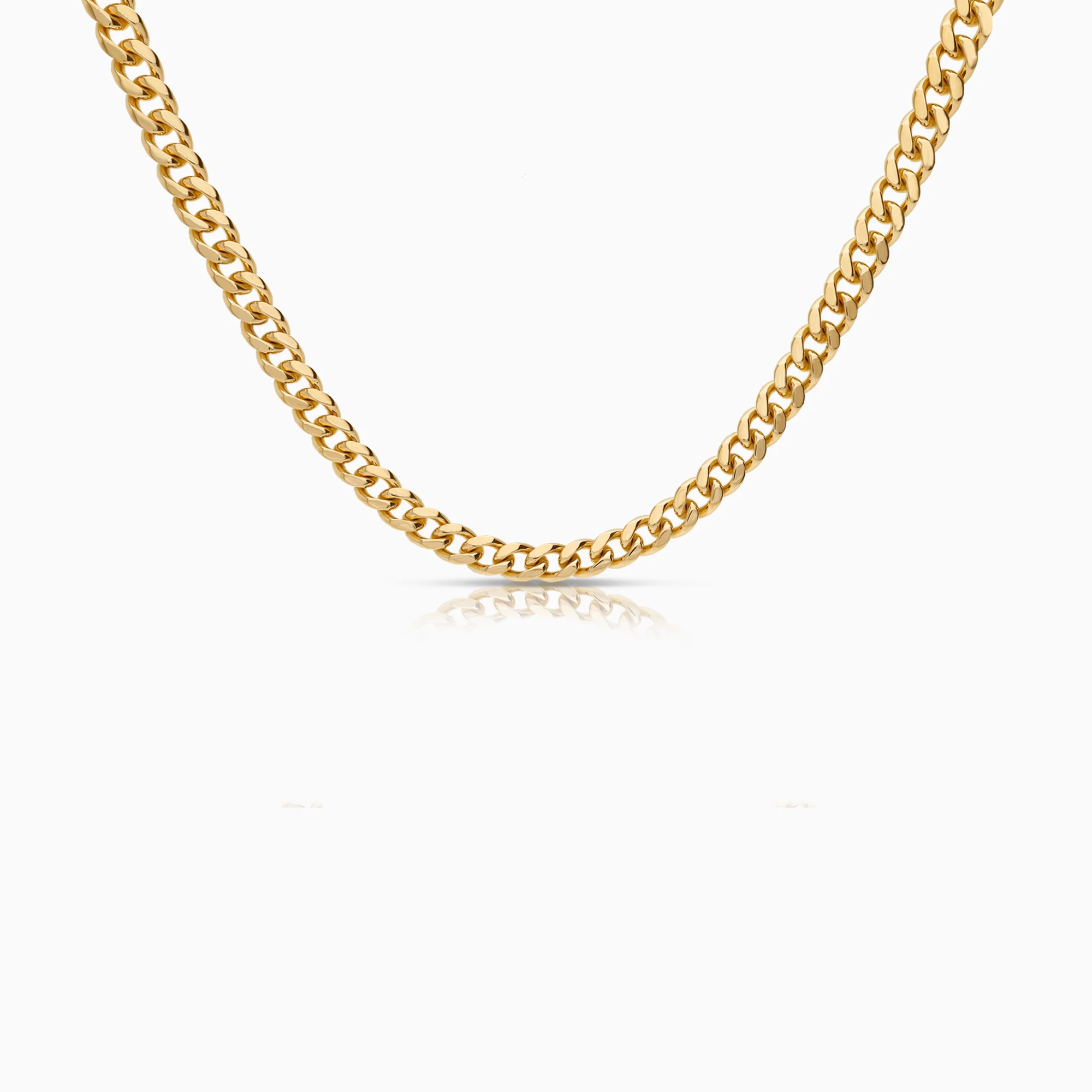 Curb necklace 40.70g 18K gold