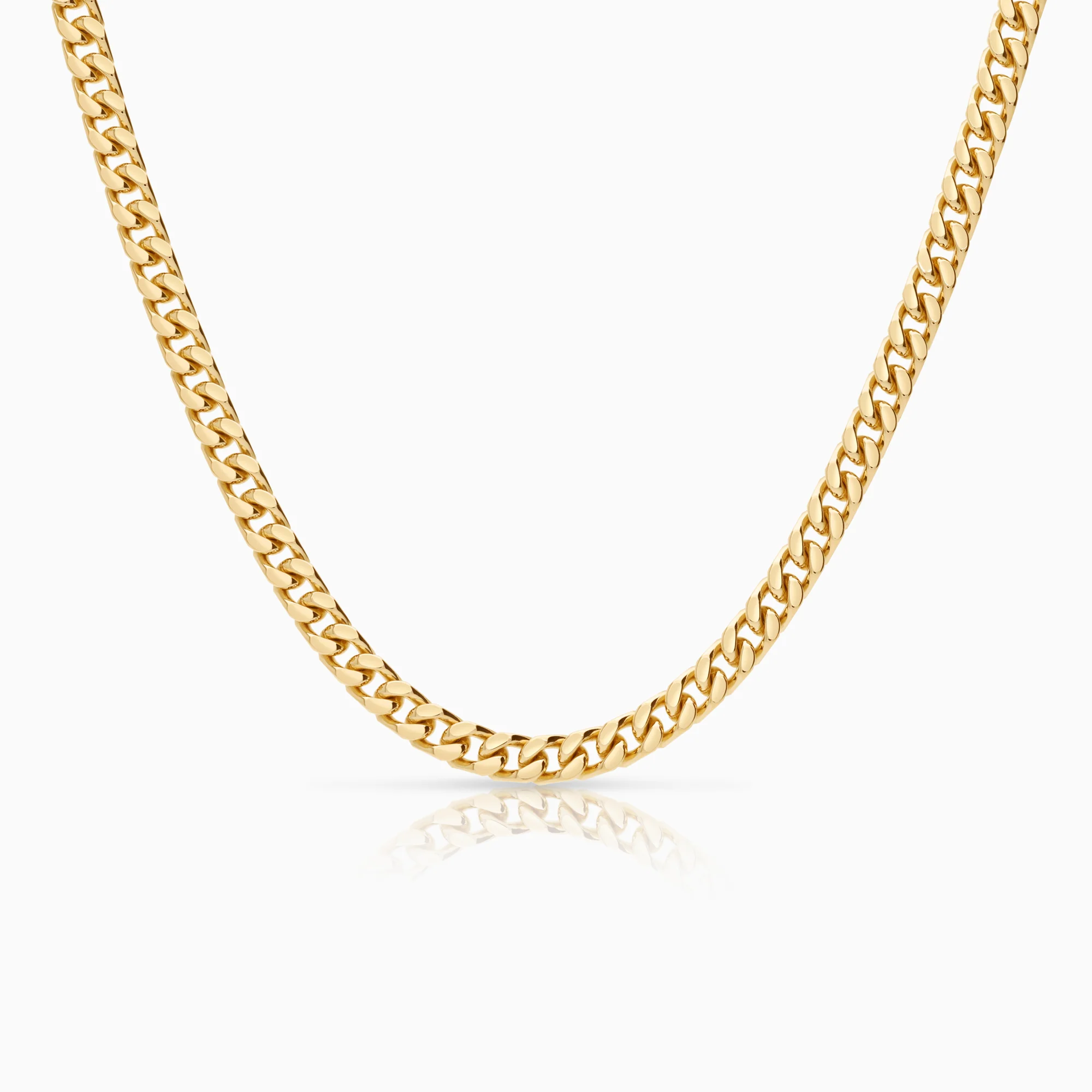 Curb necklace 41.19g 18K gold