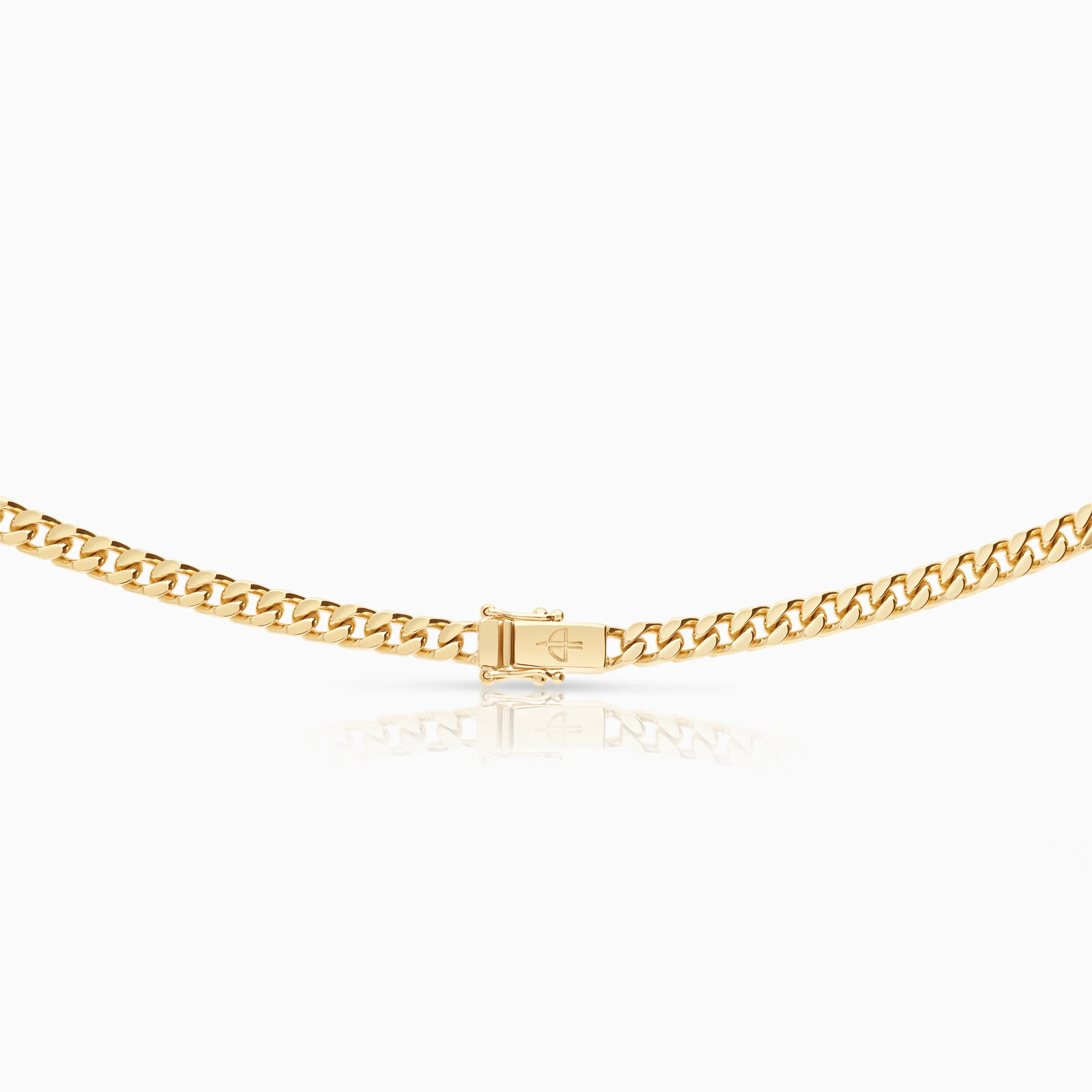 Curb necklace 41.19g 18K gold - Image 2
