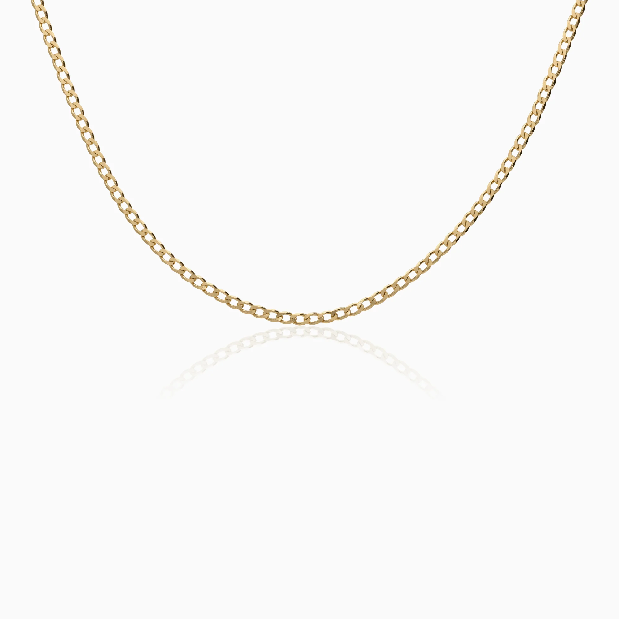 Curb necklace 4.58g 18K gold