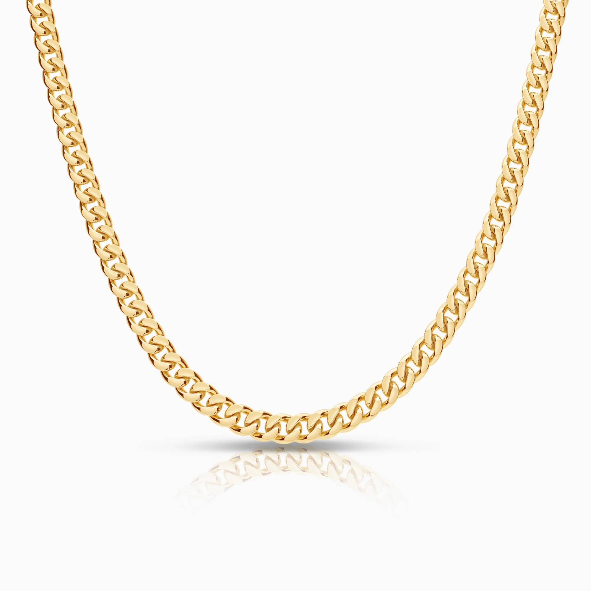 Curb necklace 48.40g 18K gold