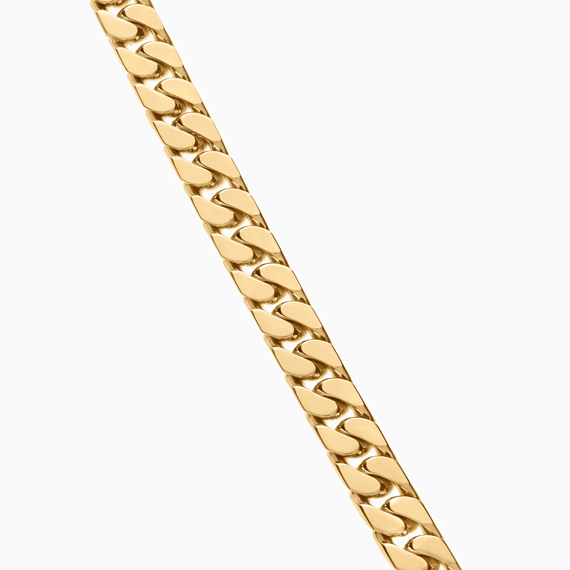Curb bracelet 49.46g 18K gold.