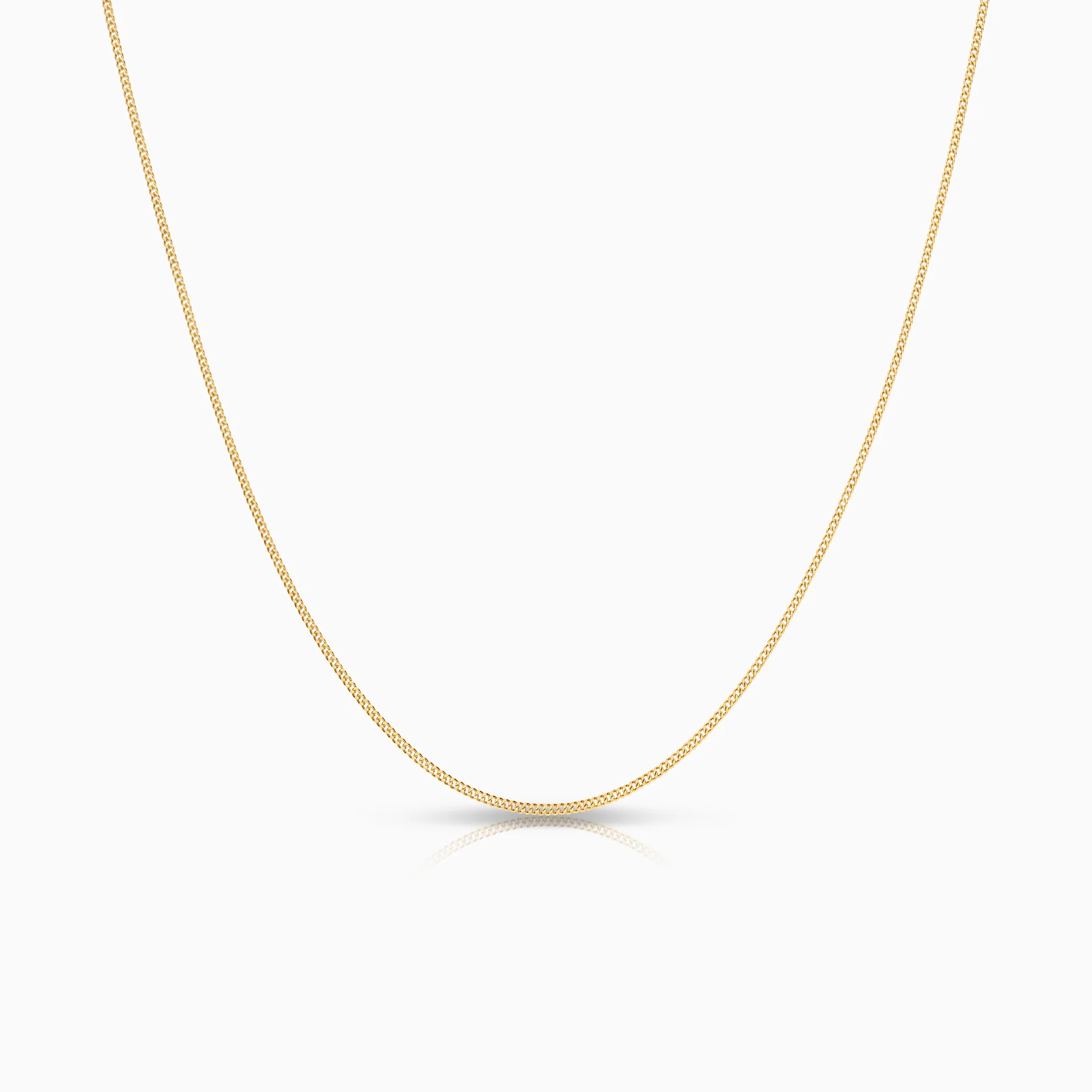 Curb necklace 5.79g 18K gold