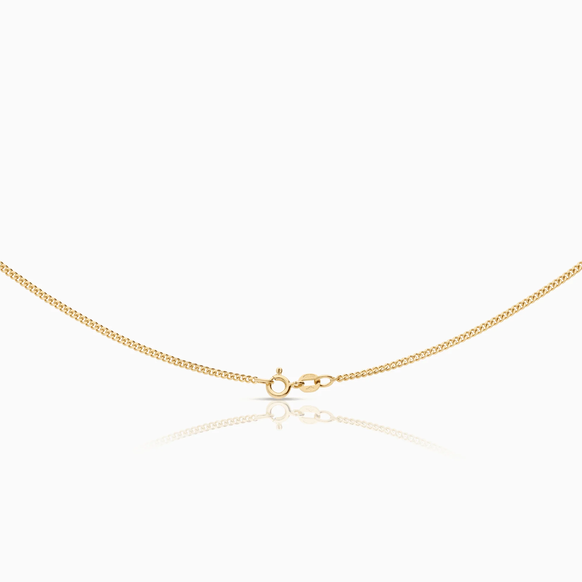 Curb necklace 5.36g 18K gold - Image 2