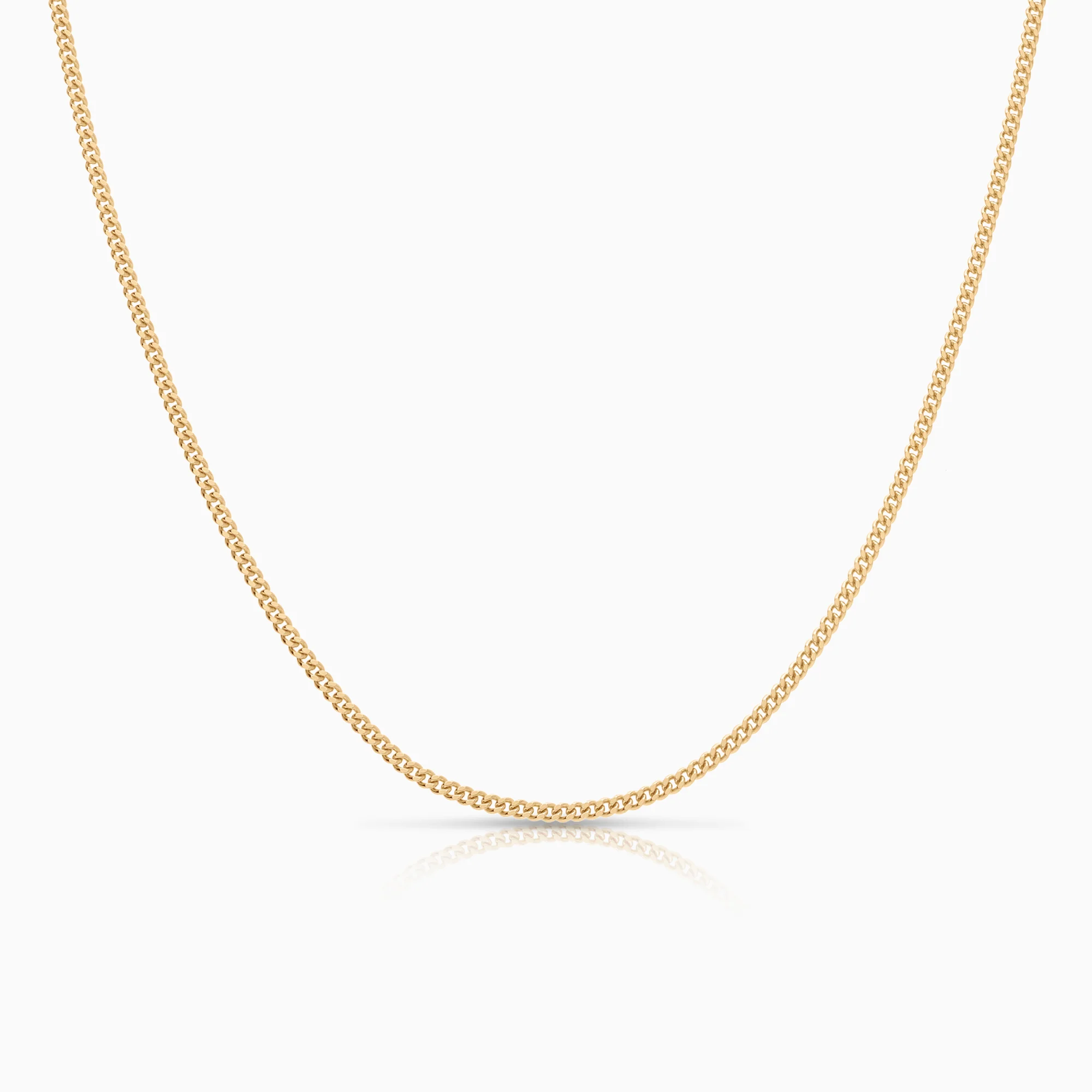 Curb necklace 6.04g 18K gold