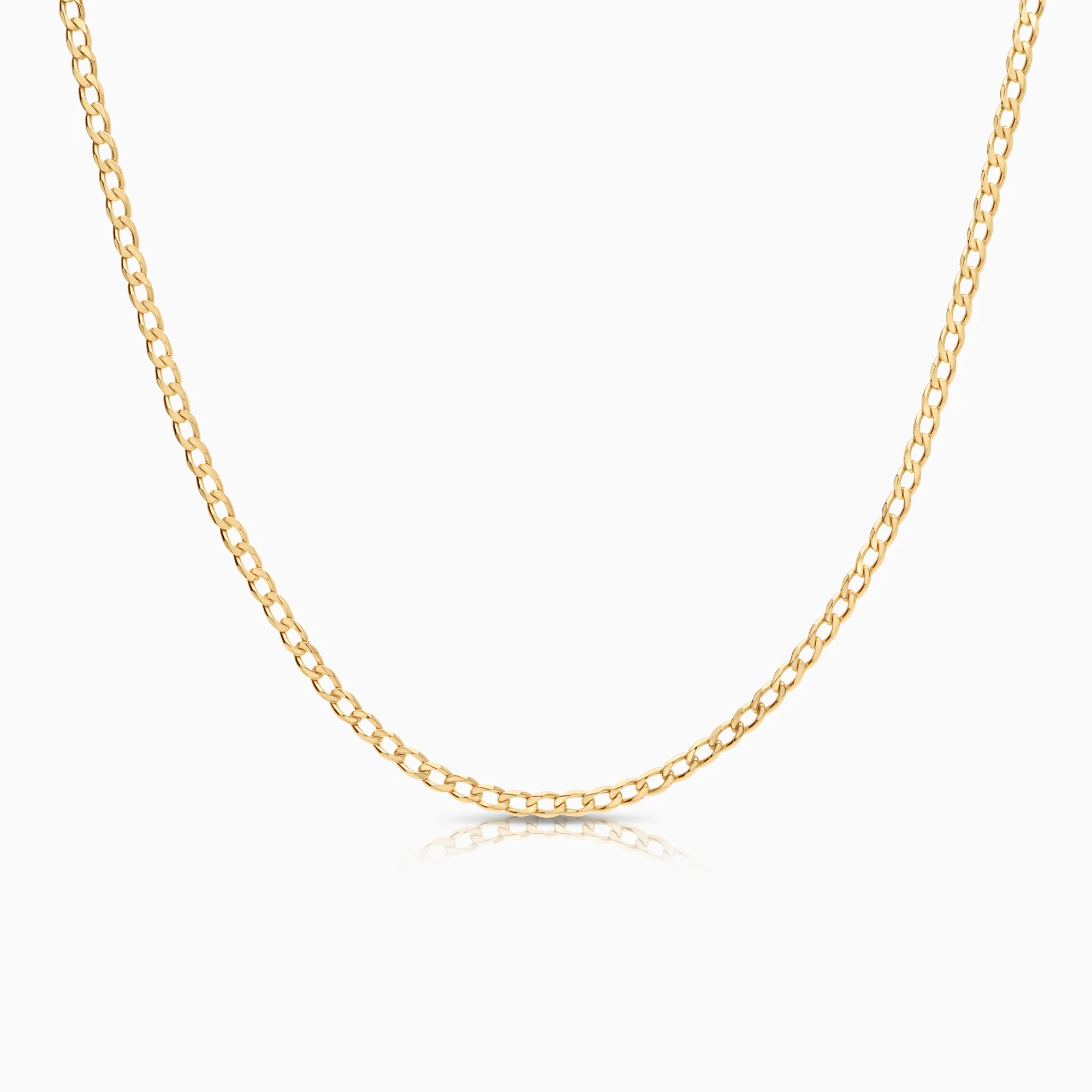 Curb necklace 6.17g 18K gold