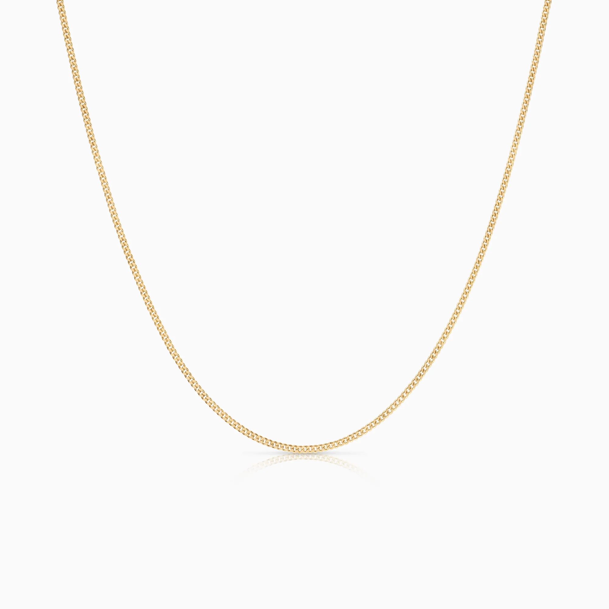 Curb necklace 6.97g 18K gold