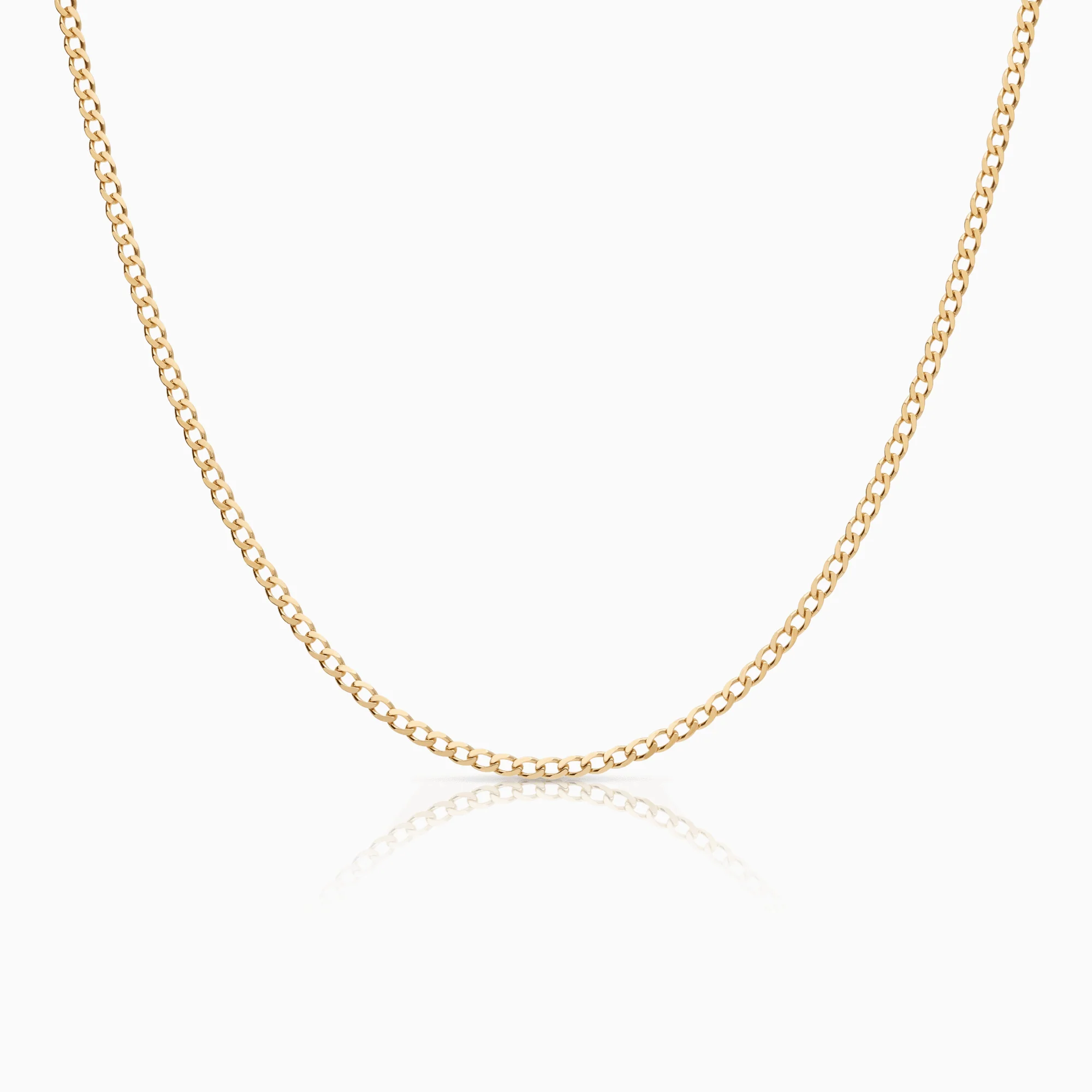 Curb necklace 6.58g 18K gold