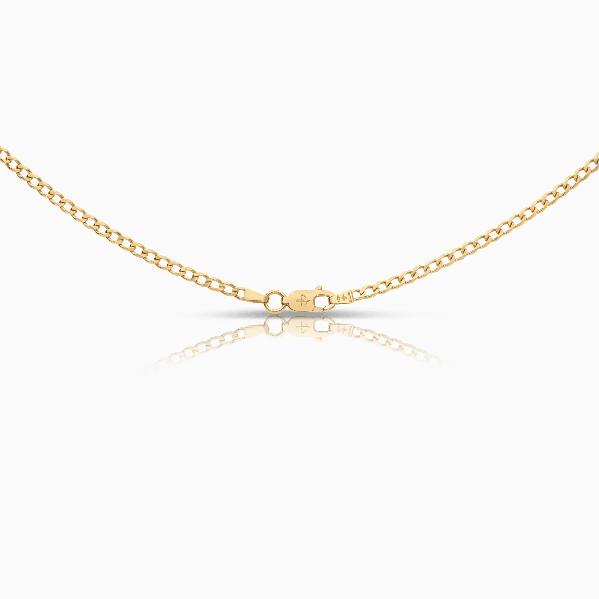 Curb necklace 6.58g 18K gold - Image 2