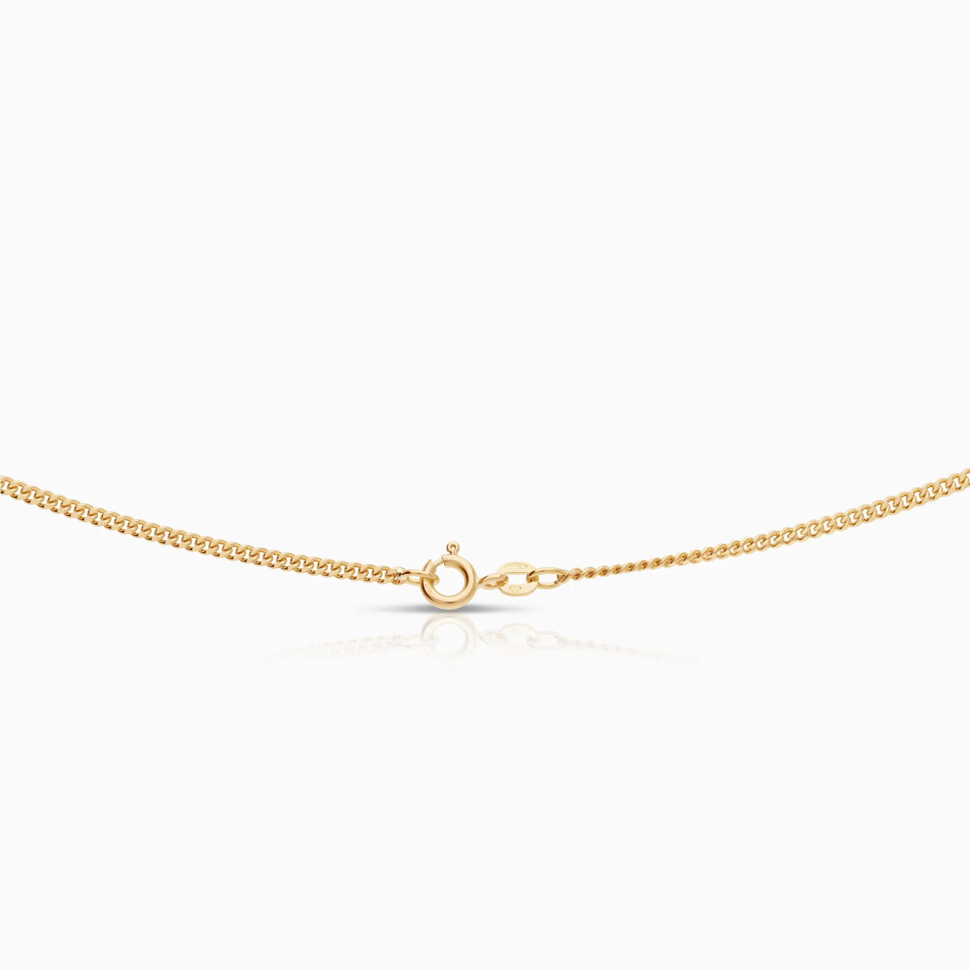 Curb necklace 7.91g 18K gold - Image 2