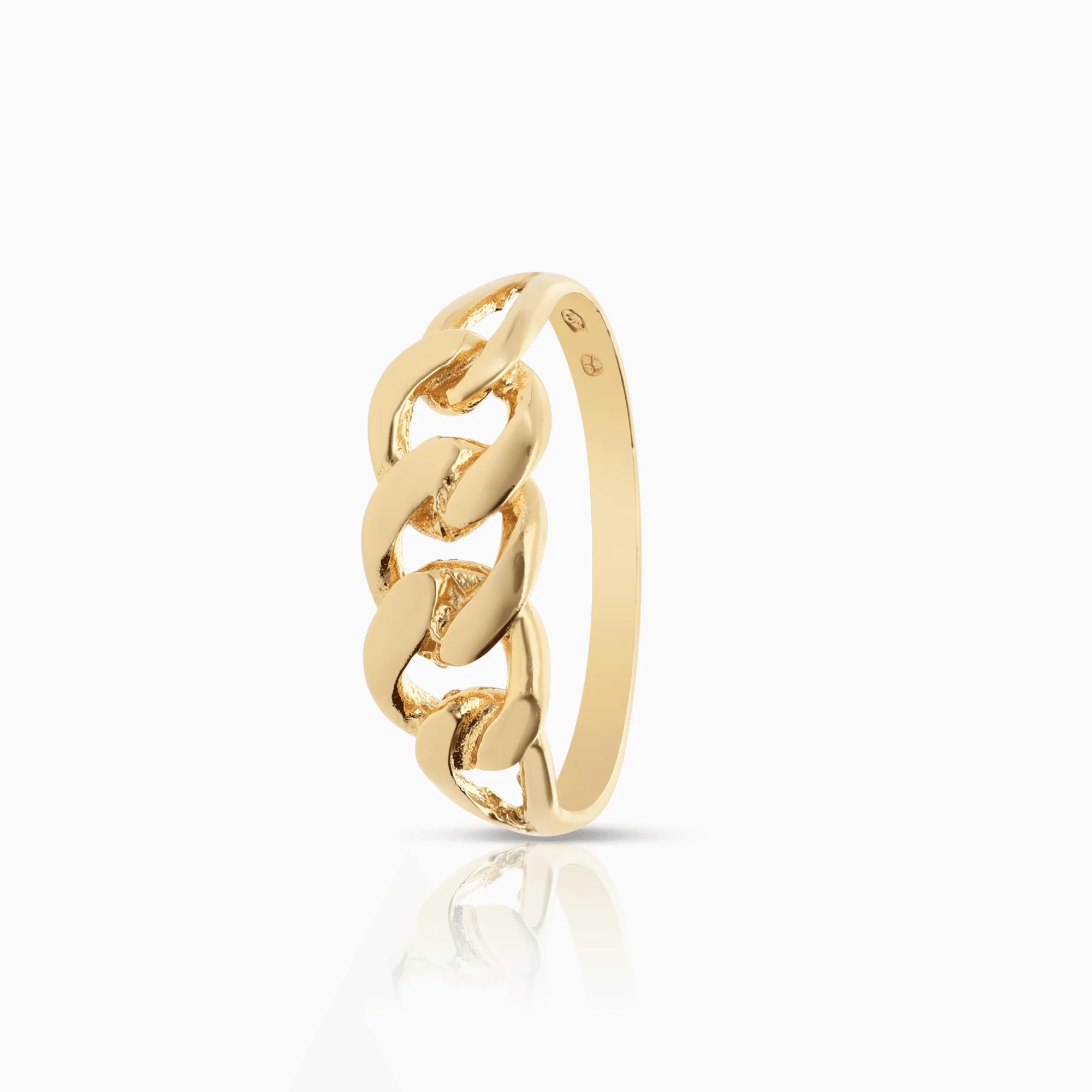 Curb ring 2.30g 18K gold