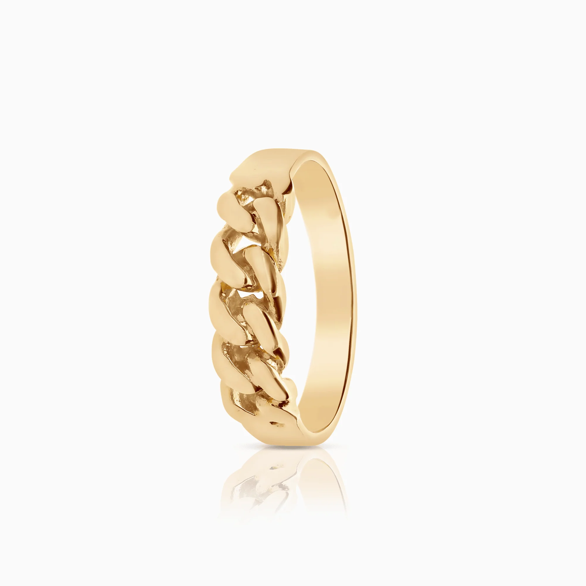 Curb ring 2.87g 18K gold