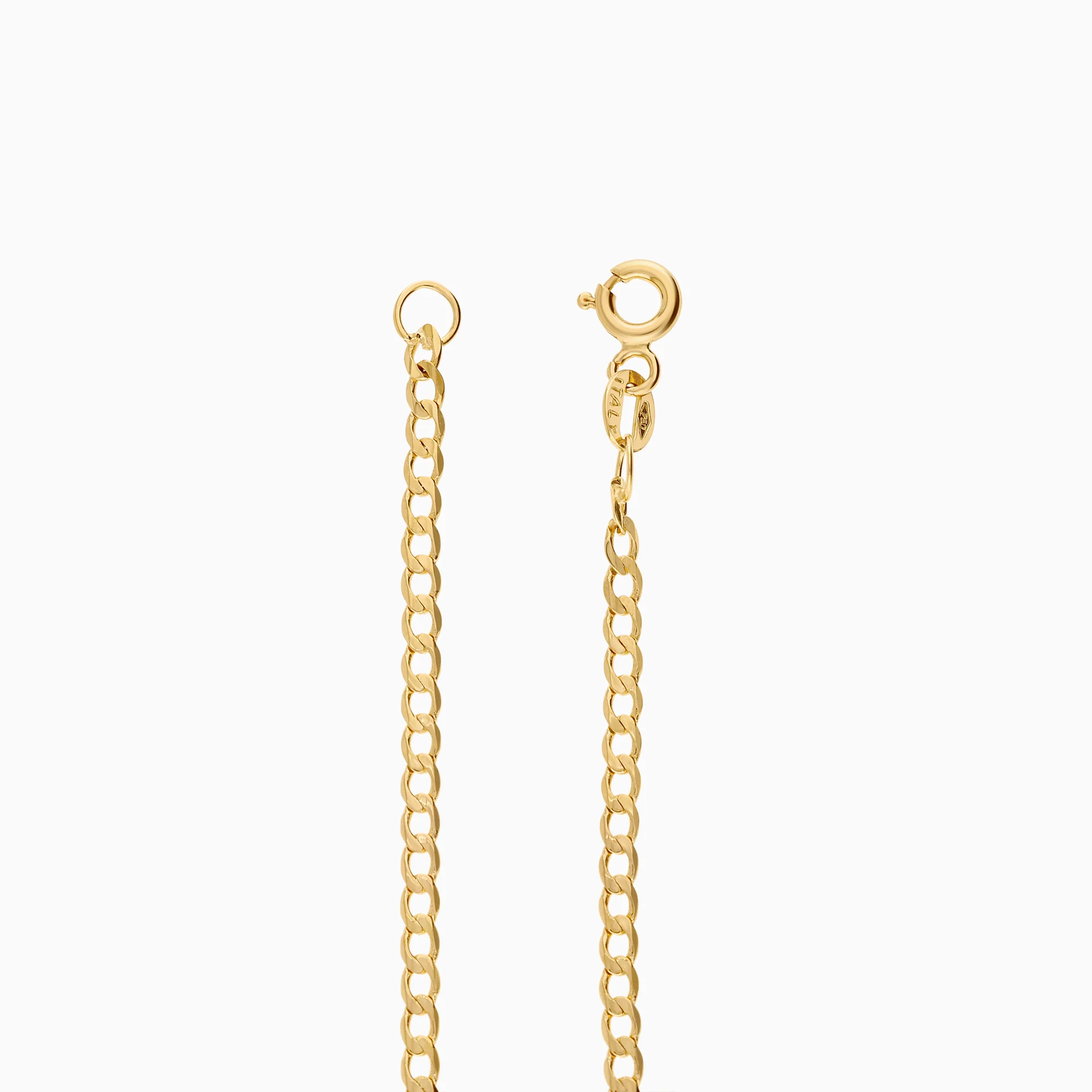 Curb bracelet 1.77g 18K gold - Image 2