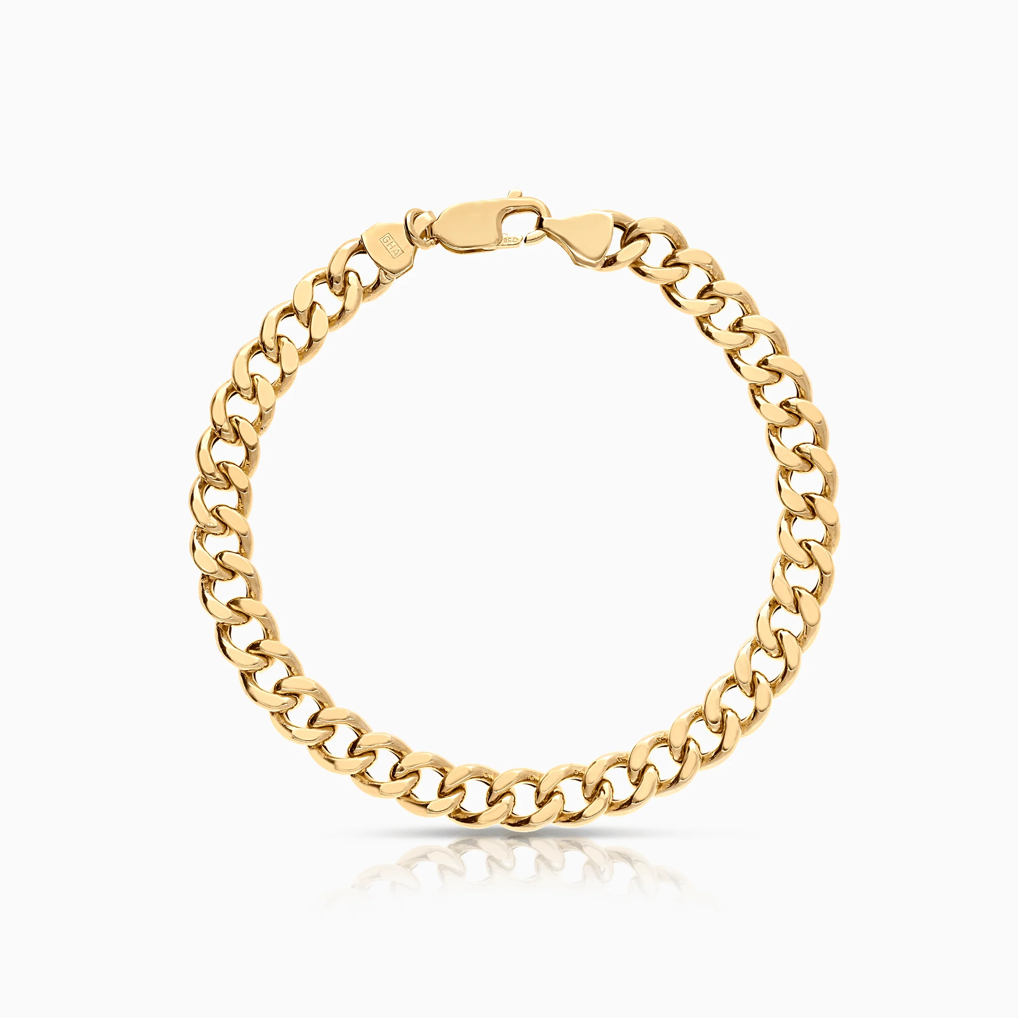 Curb bracelet 10.08g 18K gold