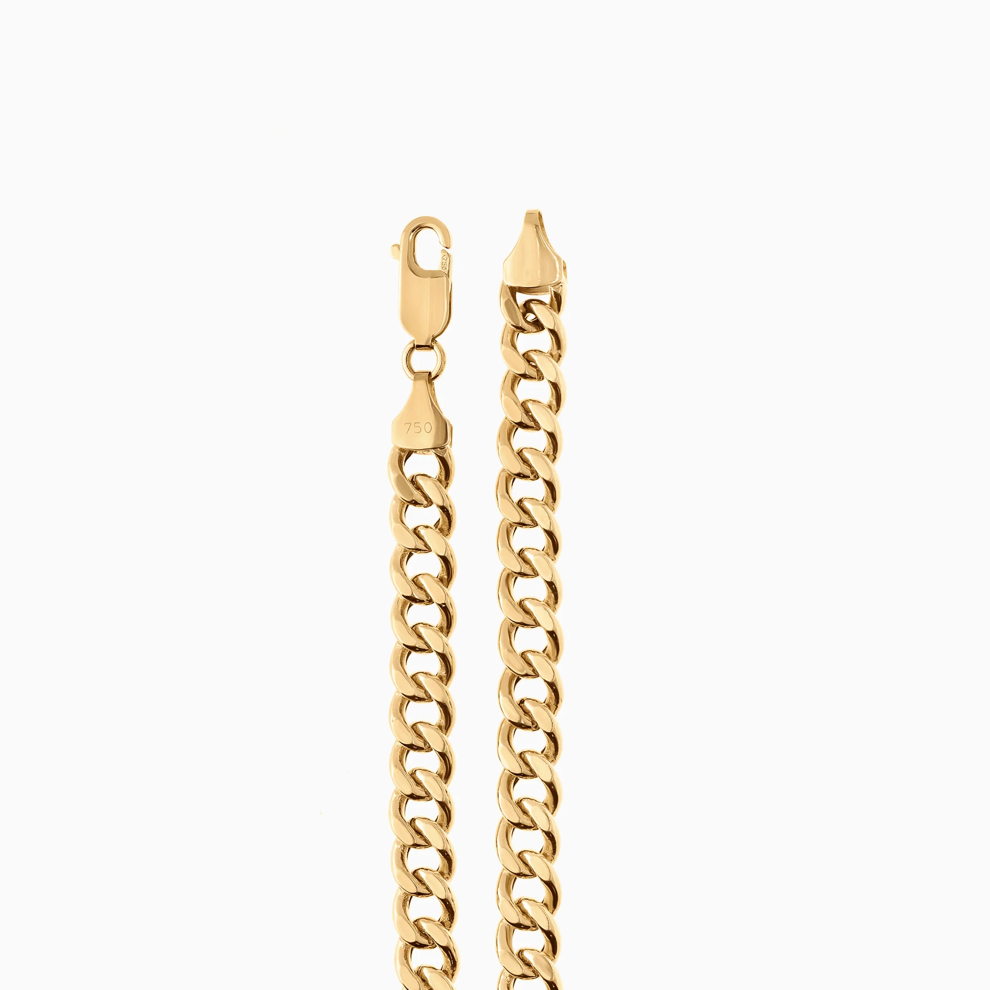 Curb bracelet 10.08g 18K gold - Image 2