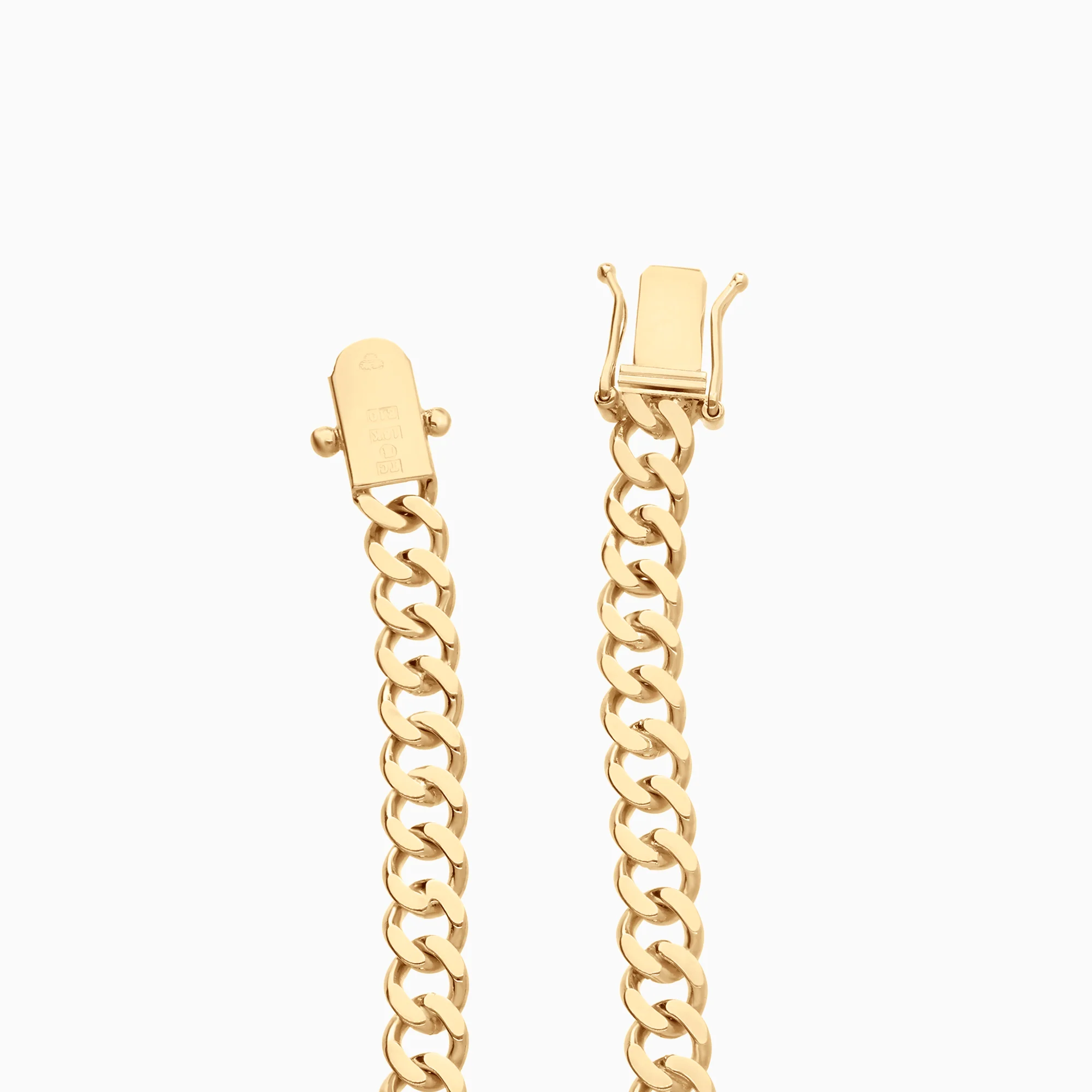 Curb bracelet 11.36g 18K gold - Image 2