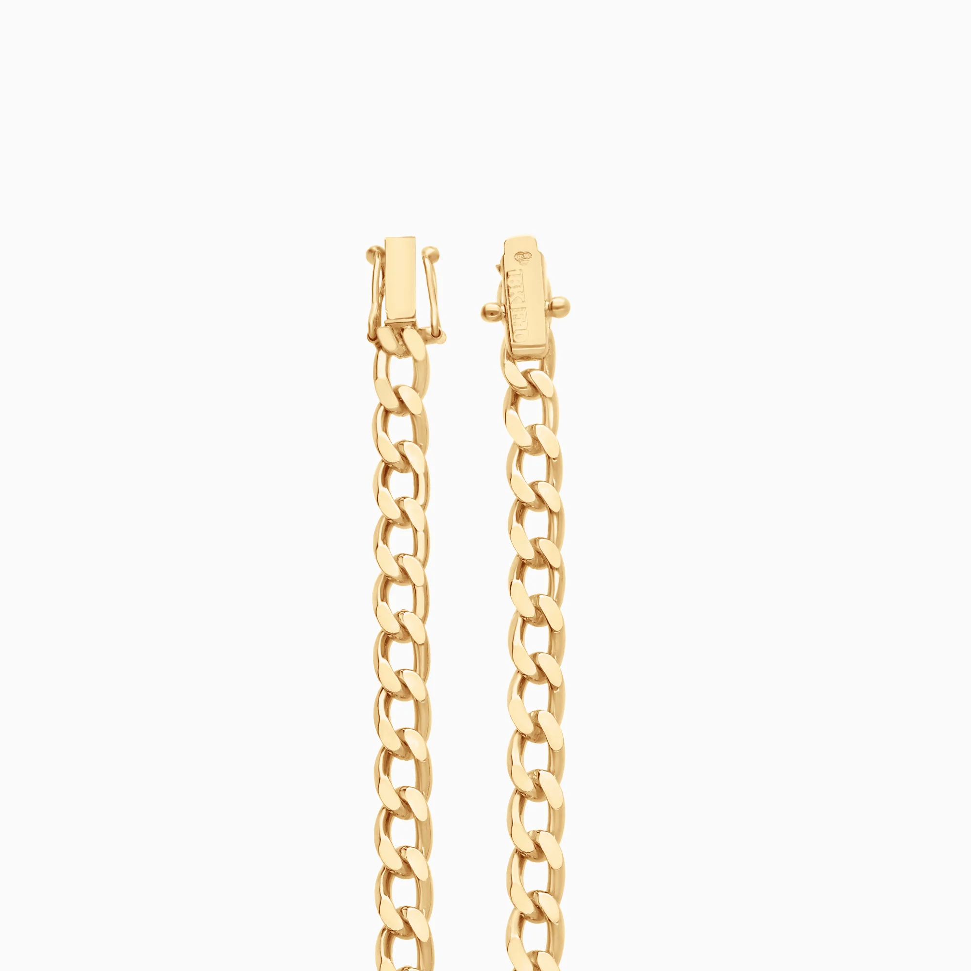 Curb bracelet 13.40g 18K gold - Image 2