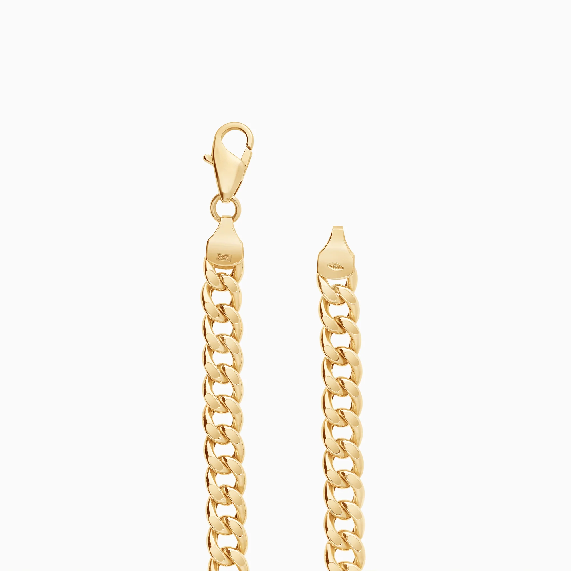 Curb bracelet 13.87g 18K gold - Image 2