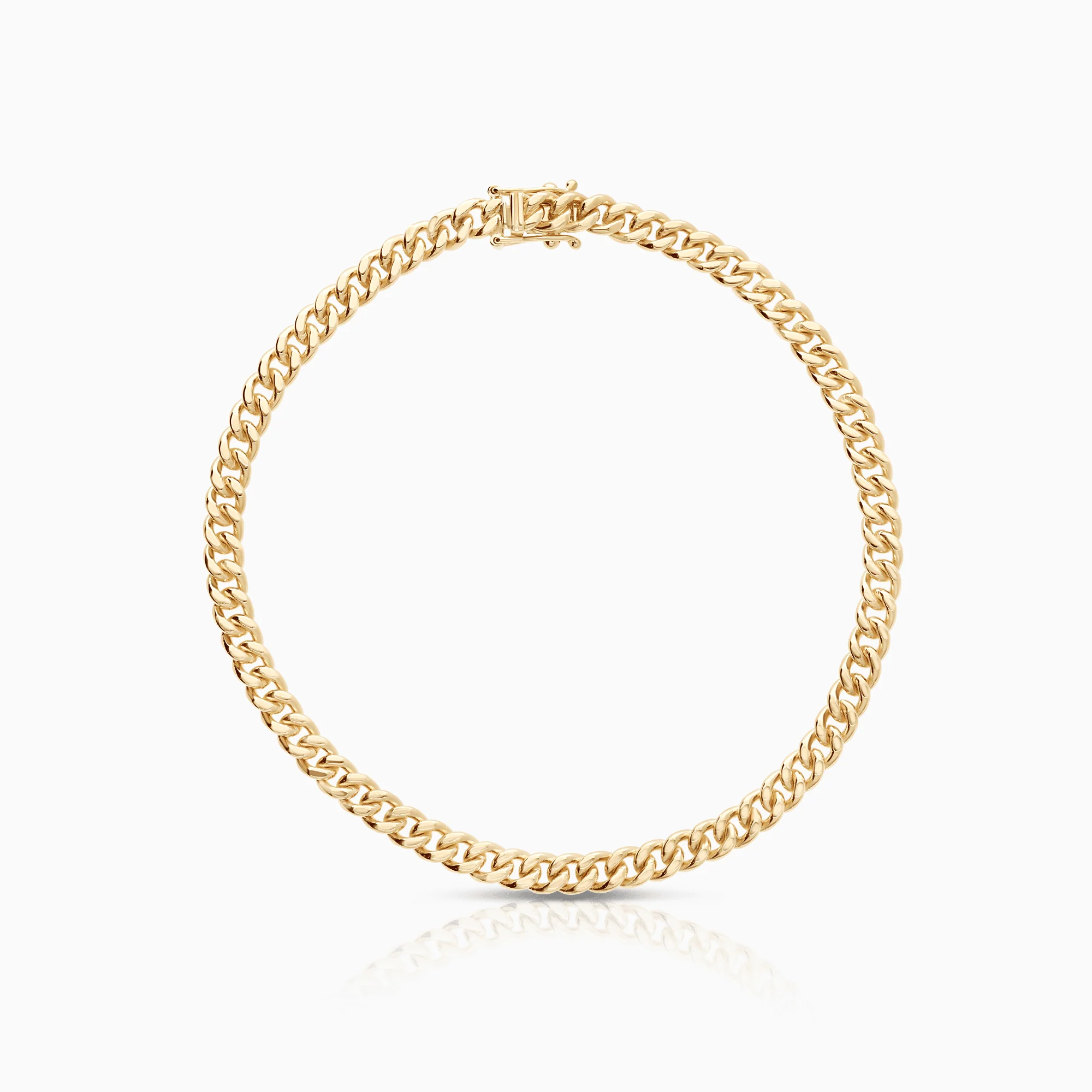 Curb bracelet 15.90g 18K gold