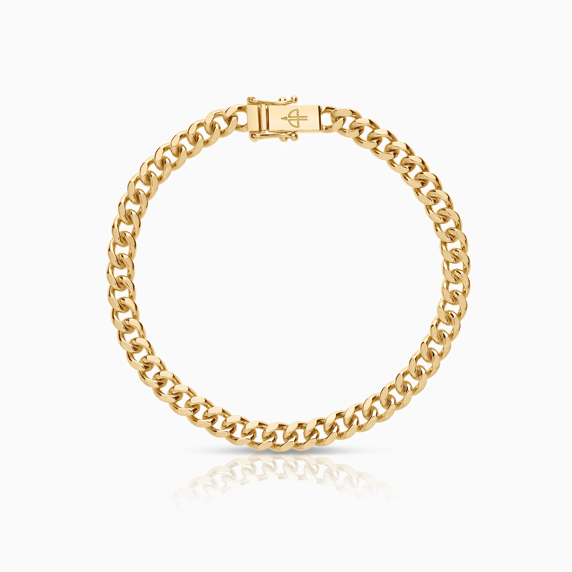 Curb bracelet 16.11g 18K gold