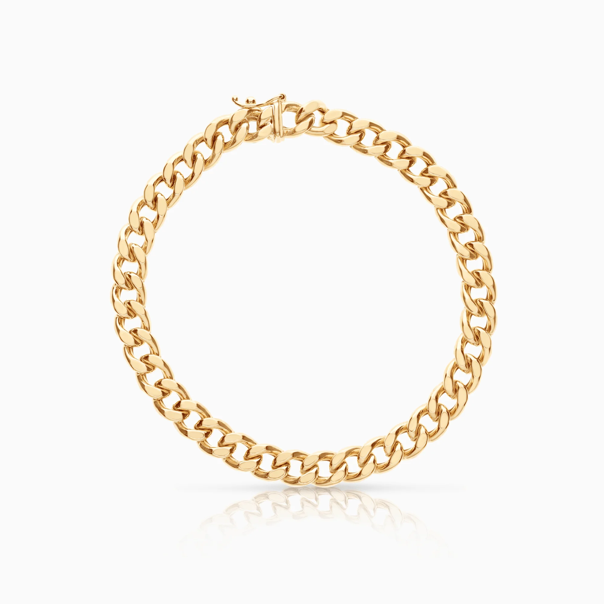 Curb bracelet 18.64g 18K gold