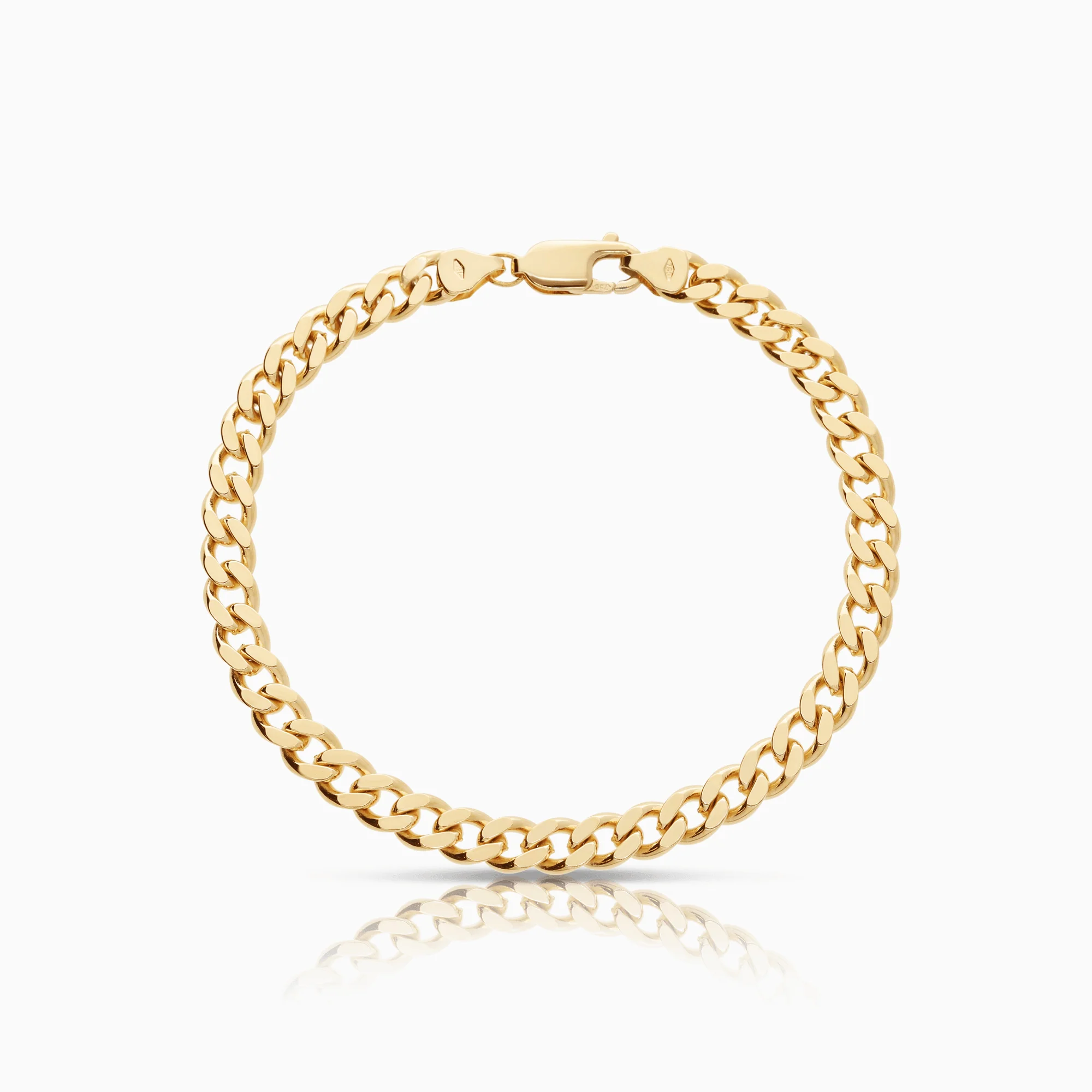Curb bracelet 19.05g 18K gold
